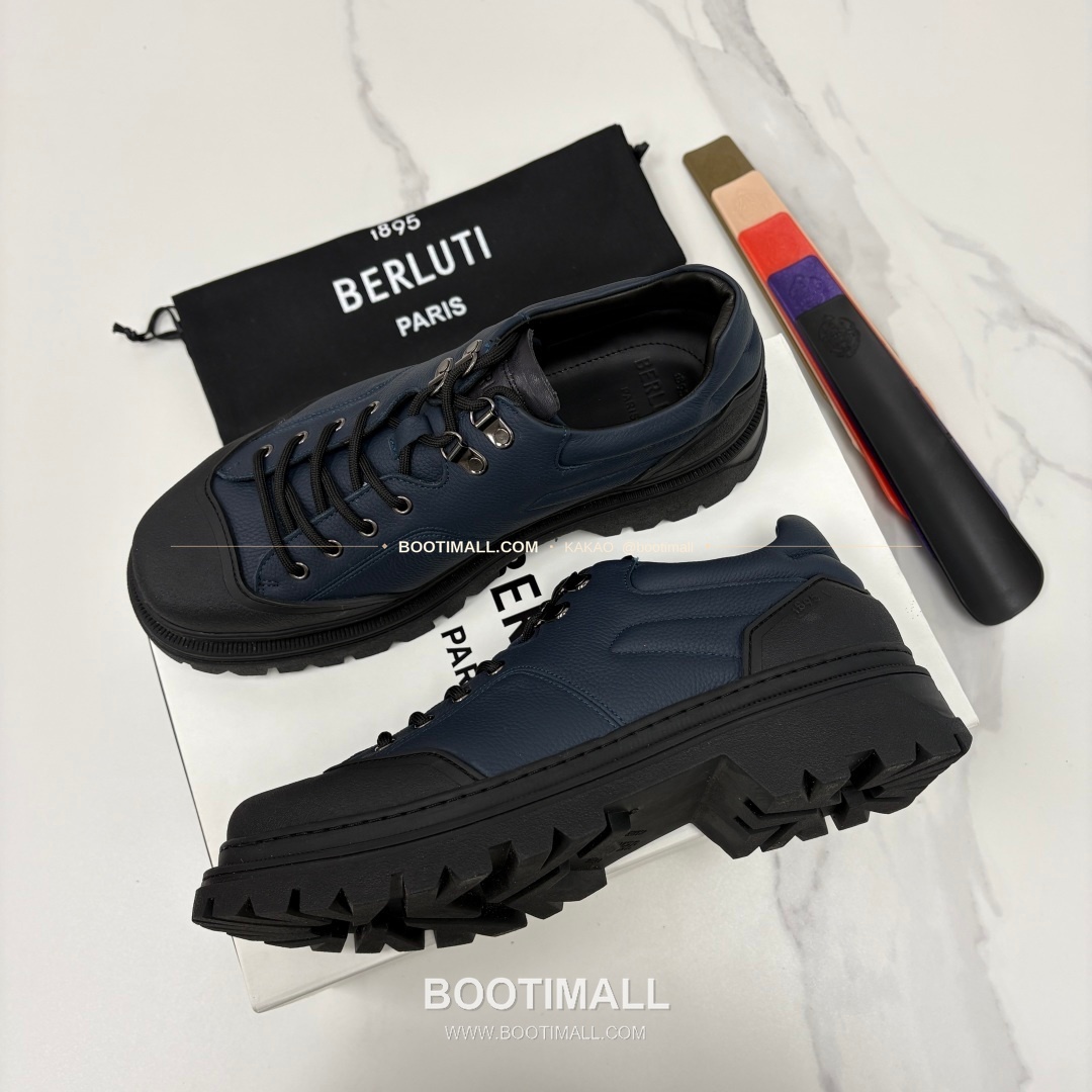 벨루티 베네치아 가죽 브루니코 볼드솔 더비 슈즈 Berluti Venezia Leather Brunico Chunky Sole Derby Shoes 3