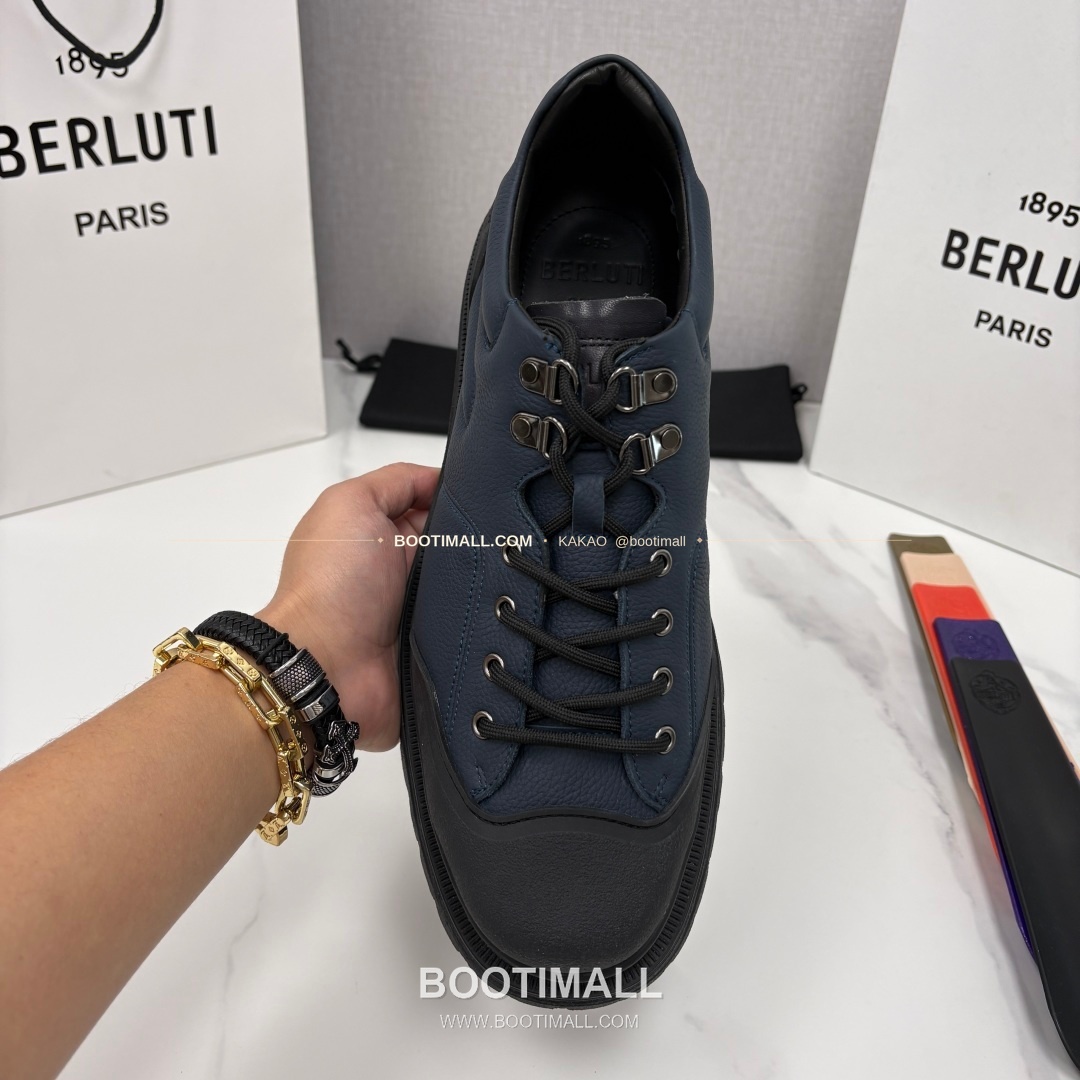 벨루티 베네치아 가죽 브루니코 볼드솔 더비 슈즈 Berluti Venezia Leather Brunico Chunky Sole Derby Shoes 5