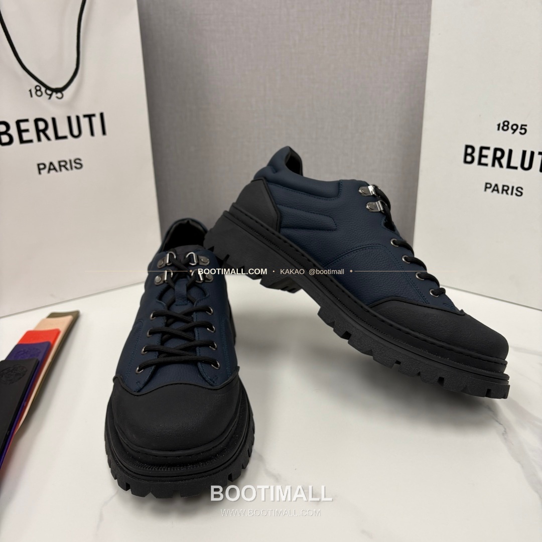 벨루티 베네치아 가죽 브루니코 볼드솔 더비 슈즈 Berluti Venezia Leather Brunico Chunky Sole Derby Shoes 7