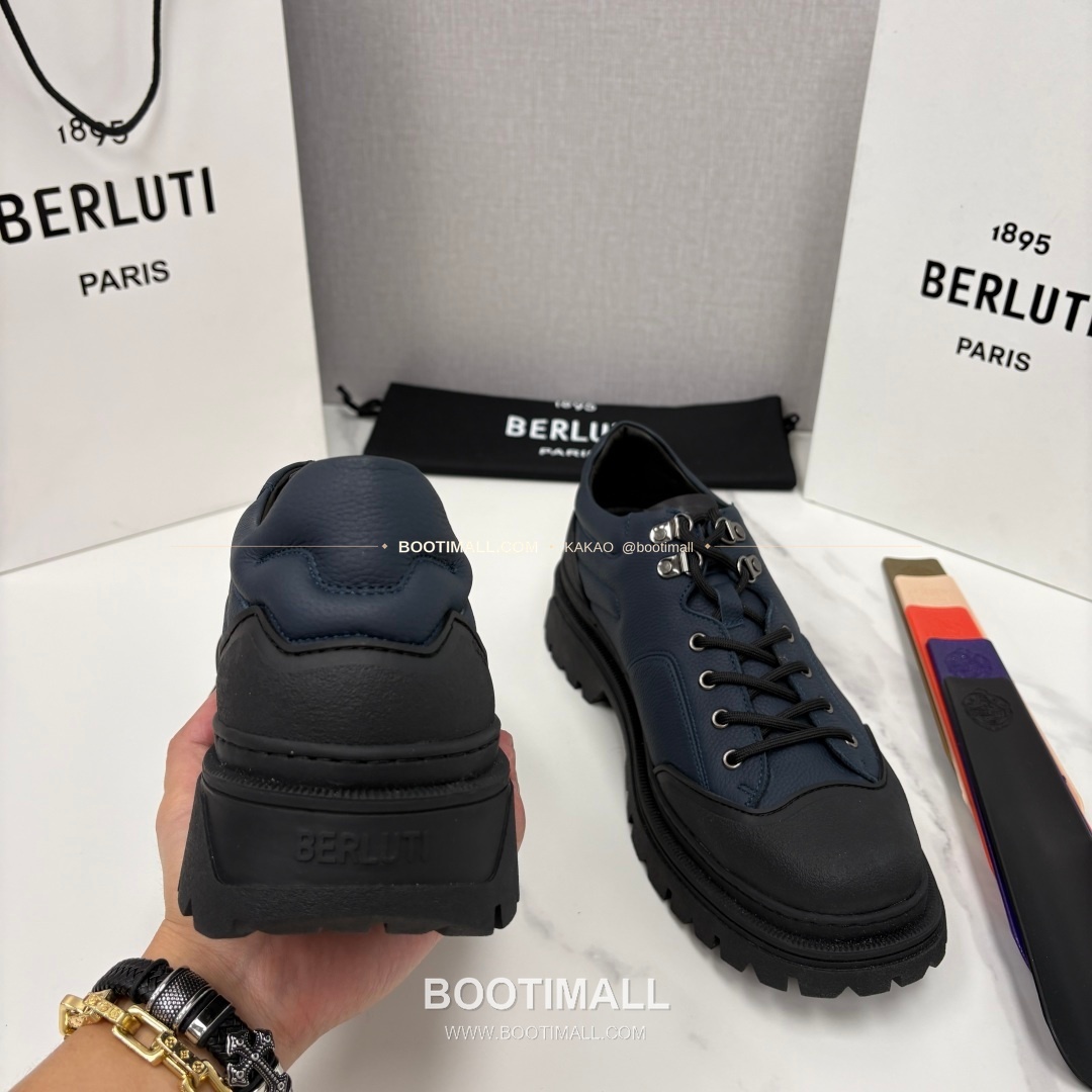 벨루티 베네치아 가죽 브루니코 볼드솔 더비 슈즈 Berluti Venezia Leather Brunico Chunky Sole Derby Shoes 8