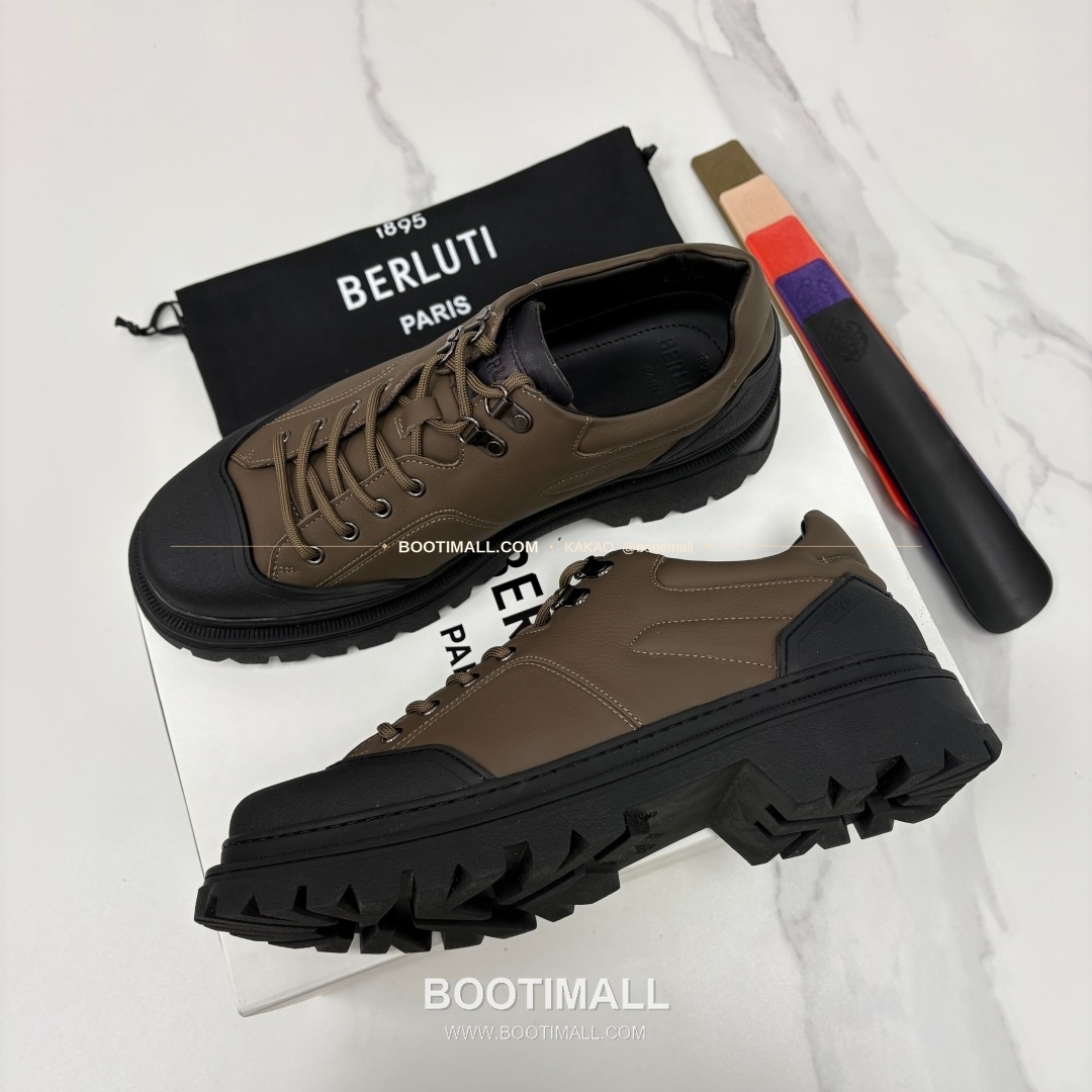 벨루티 베네치아 가죽 브루니코 볼드솔 더비 슈즈 Berluti Venezia Leather Brunico Chunky Sole Derby Shoes 3