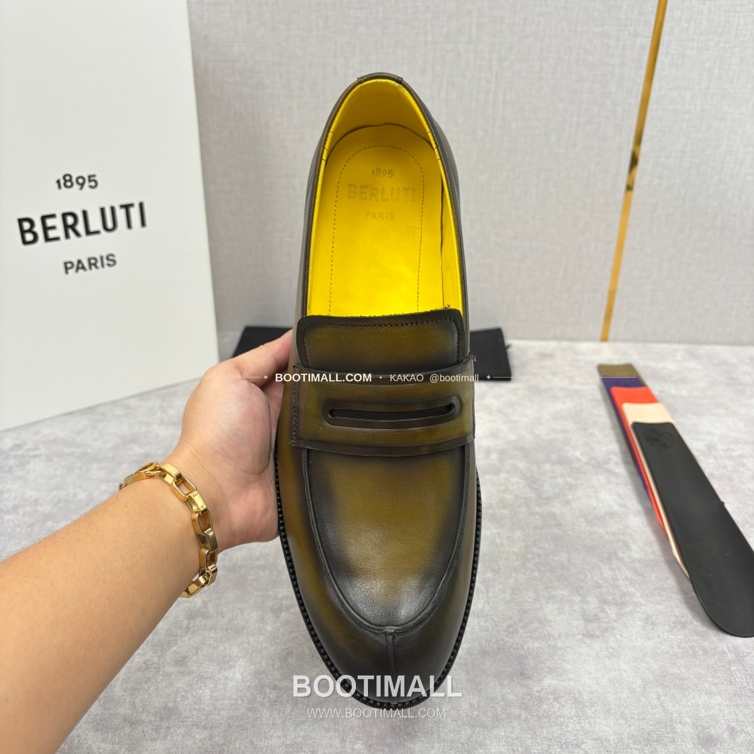 벨루티 송아지가죽 수공염색 뉴 오슬로 로퍼 Berluti Calfskin Hand Patina New Oslo Loafers 7