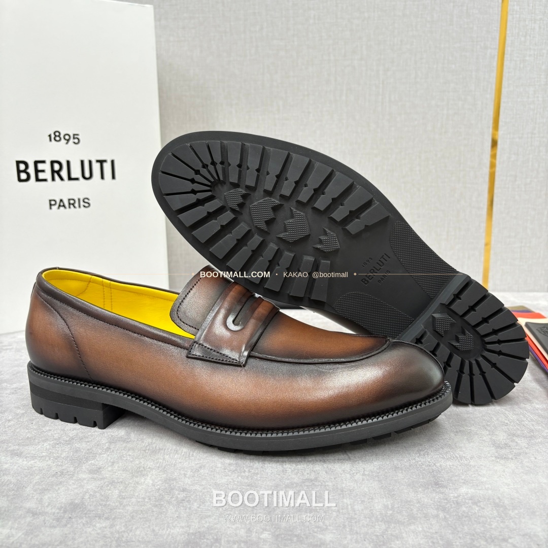 벨루티 송아지가죽 수공염색 뉴 오슬로 로퍼 Berluti Calfskin Hand Patina New Oslo Loafers 5