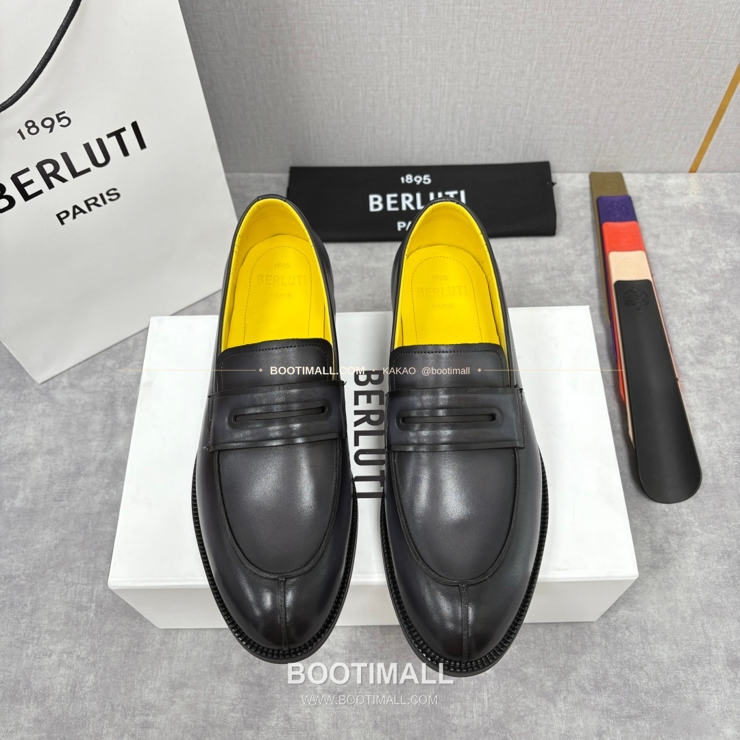 벨루티 송아지가죽 수공염색 뉴 오슬로 로퍼 Berluti Calfskin Hand Patina New Oslo Loafers 1
