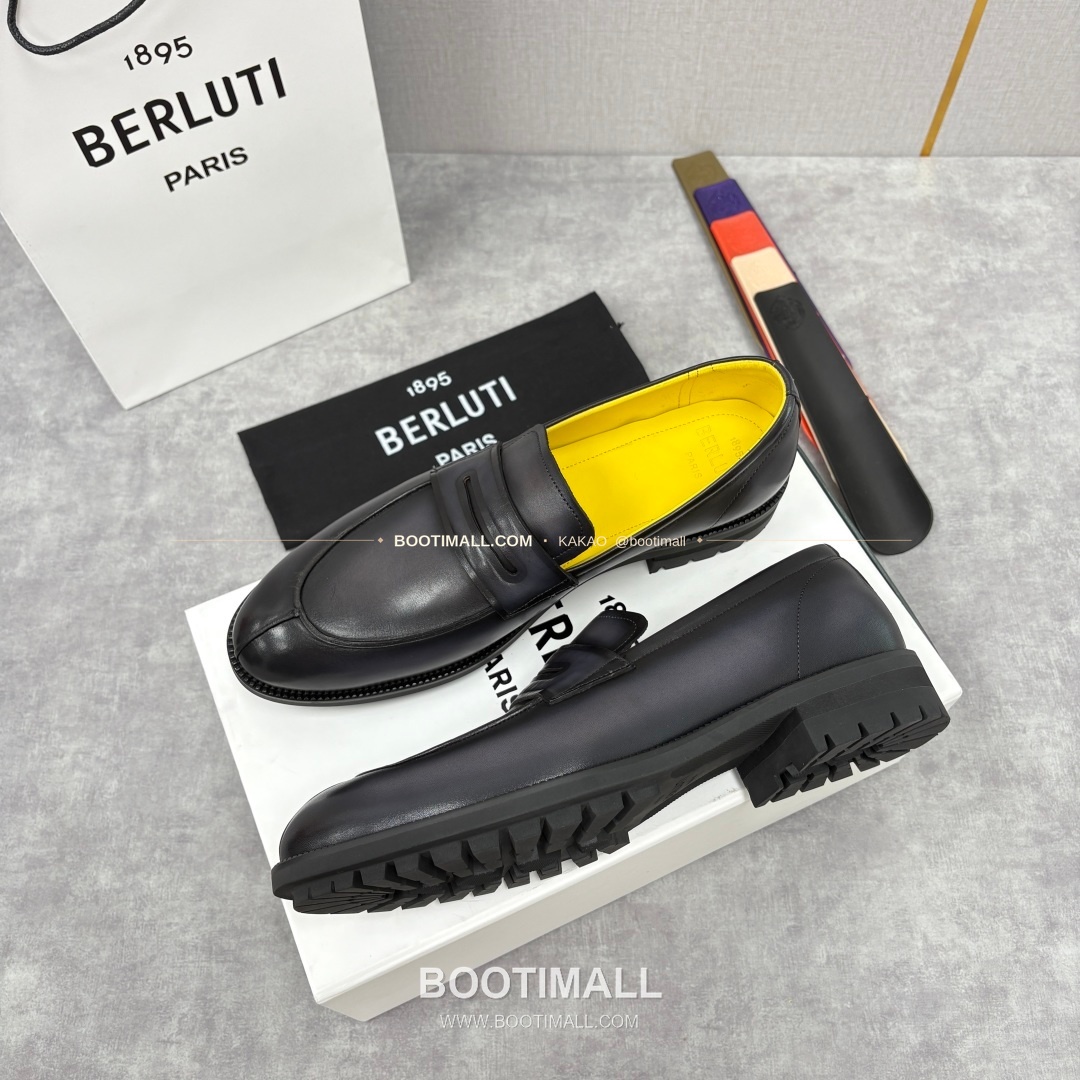 벨루티 송아지가죽 수공염색 뉴 오슬로 로퍼 Berluti Calfskin Hand Patina New Oslo Loafers 2