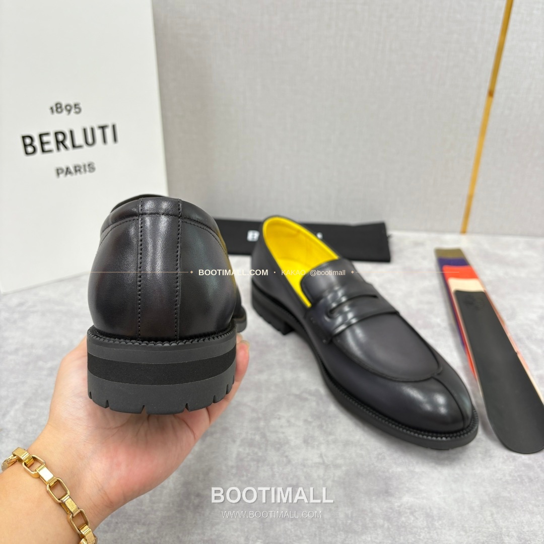 벨루티 송아지가죽 수공염색 뉴 오슬로 로퍼 Berluti Calfskin Hand Patina New Oslo Loafers 9