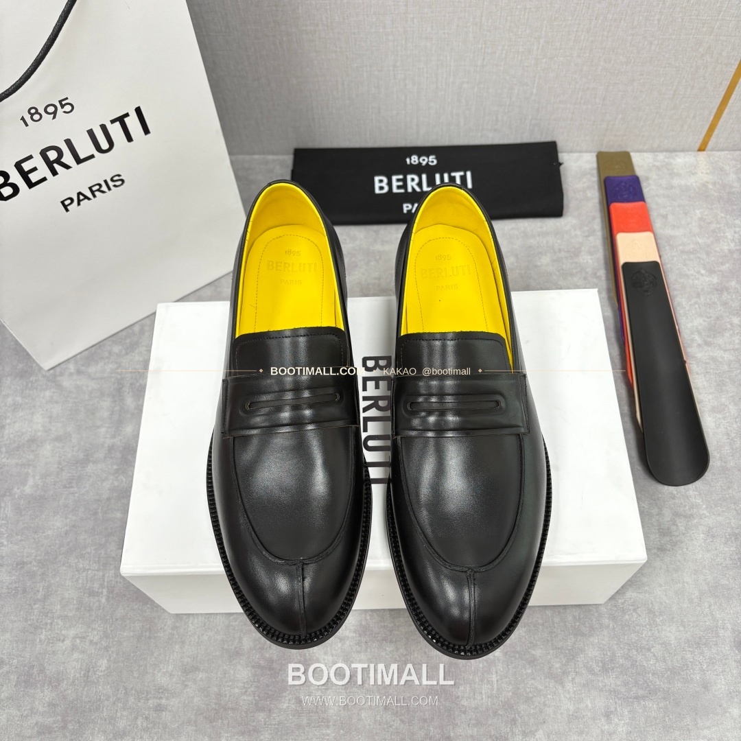 벨루티 송아지가죽 수공염색 뉴 오슬로 로퍼 Berluti Calfskin Hand Patina New Oslo Loafers 1