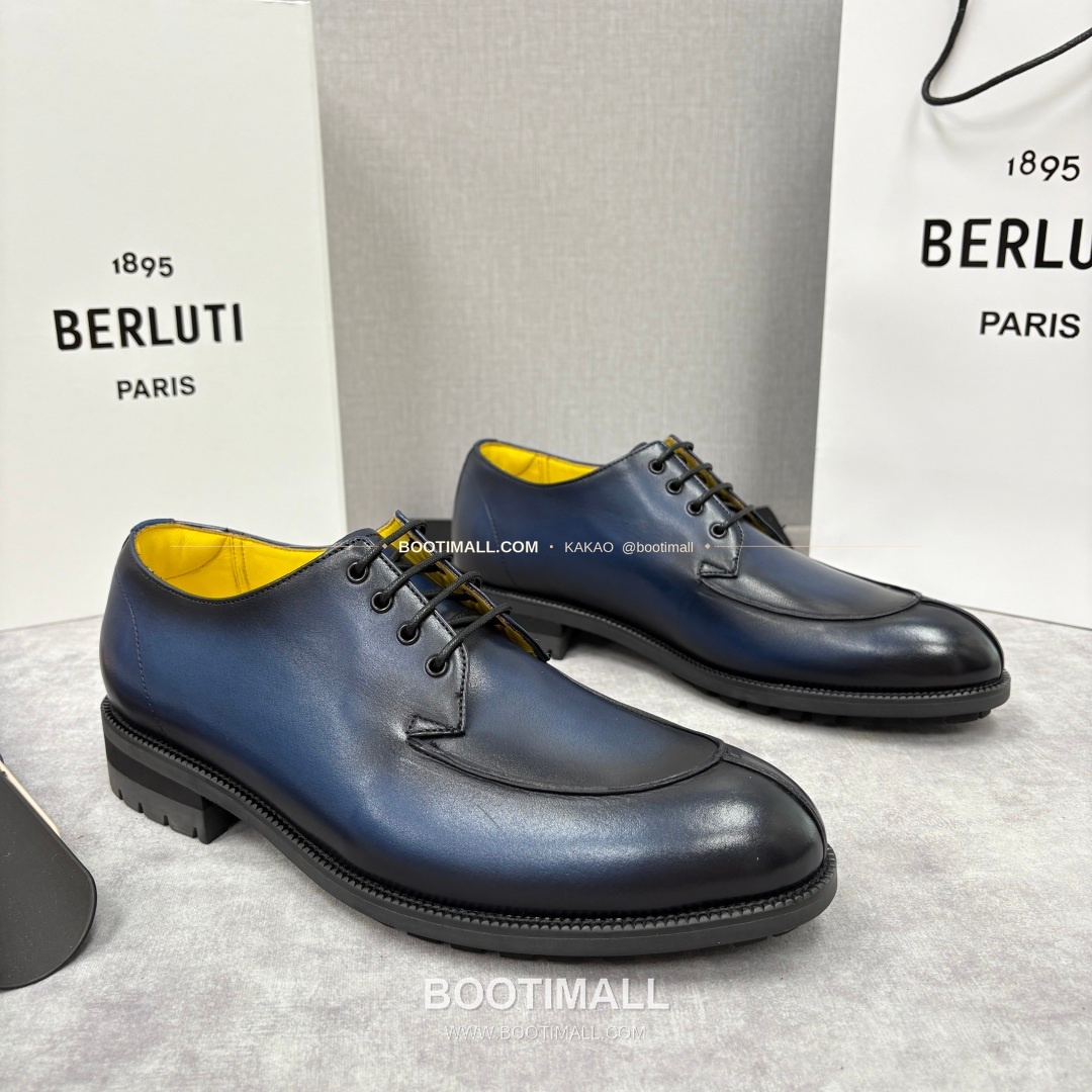 벨루티 송아지가죽 수공염색 뉴 오슬로 더비 슈즈 Berluti Calfskin Hand Patina New Oslo Derby Shoes 3
