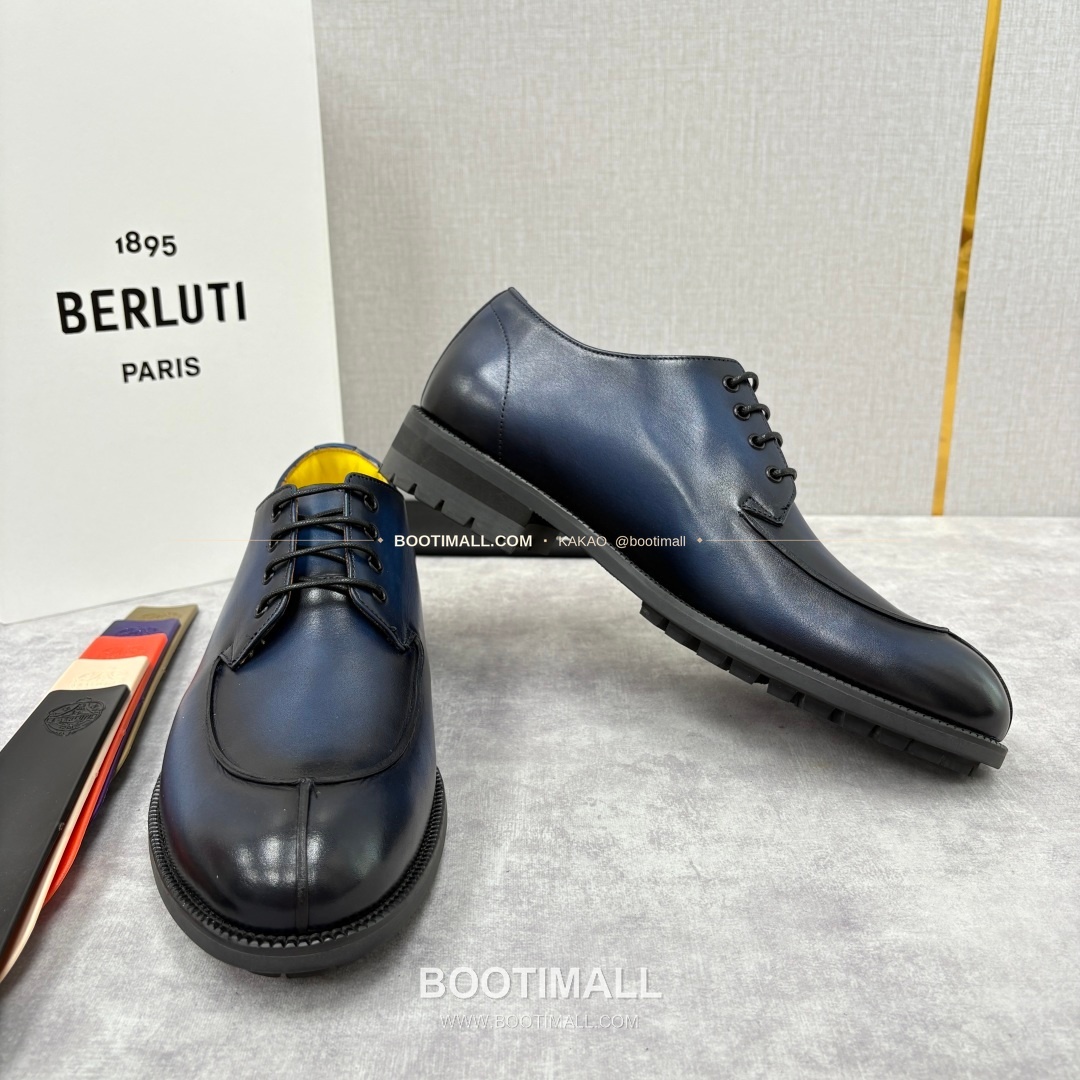 벨루티 송아지가죽 수공염색 뉴 오슬로 더비 슈즈 Berluti Calfskin Hand Patina New Oslo Derby Shoes 4