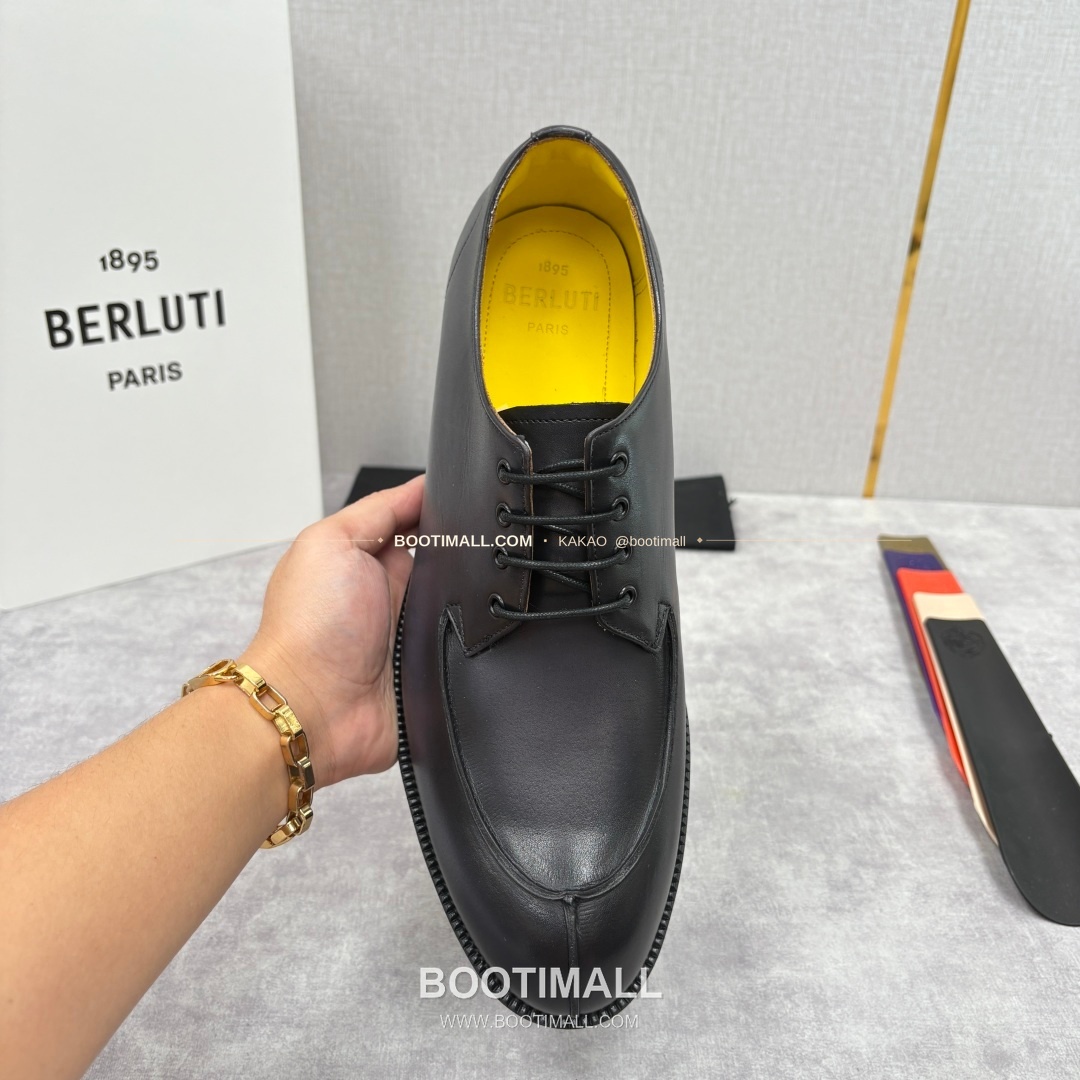 벨루티 송아지가죽 수공염색 뉴 오슬로 더비 슈즈 Berluti Calfskin Hand Patina New Oslo Derby Shoes 7