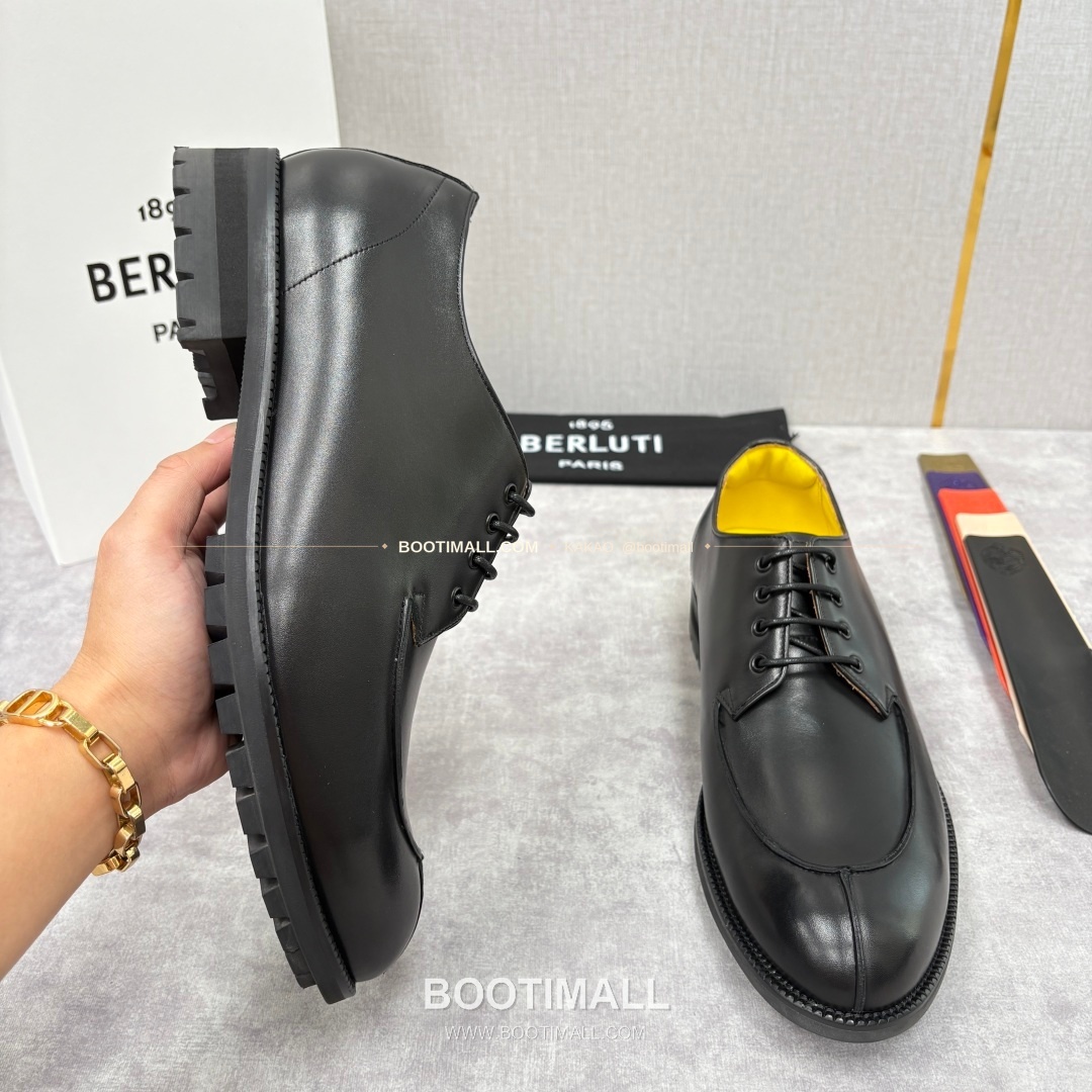 벨루티 송아지가죽 수공염색 뉴 오슬로 더비 슈즈 Berluti Calfskin Hand Patina New Oslo Derby Shoes 6