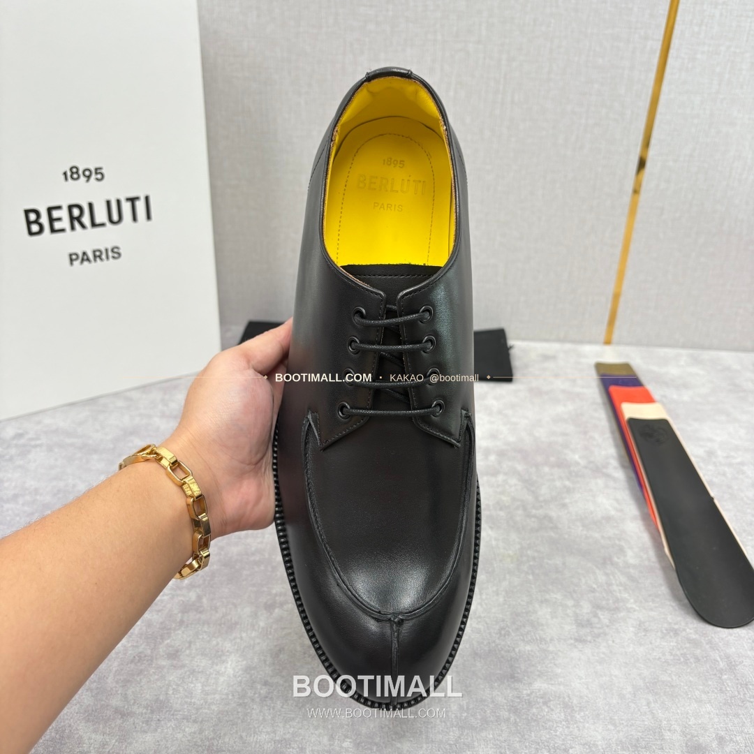 벨루티 송아지가죽 수공염색 뉴 오슬로 더비 슈즈 Berluti Calfskin Hand Patina New Oslo Derby Shoes 7