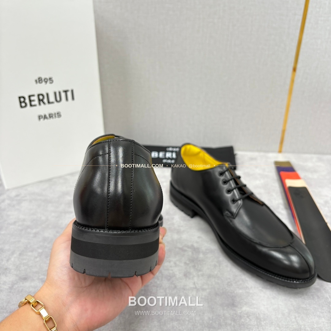 벨루티 송아지가죽 수공염색 뉴 오슬로 더비 슈즈 Berluti Calfskin Hand Patina New Oslo Derby Shoes 9