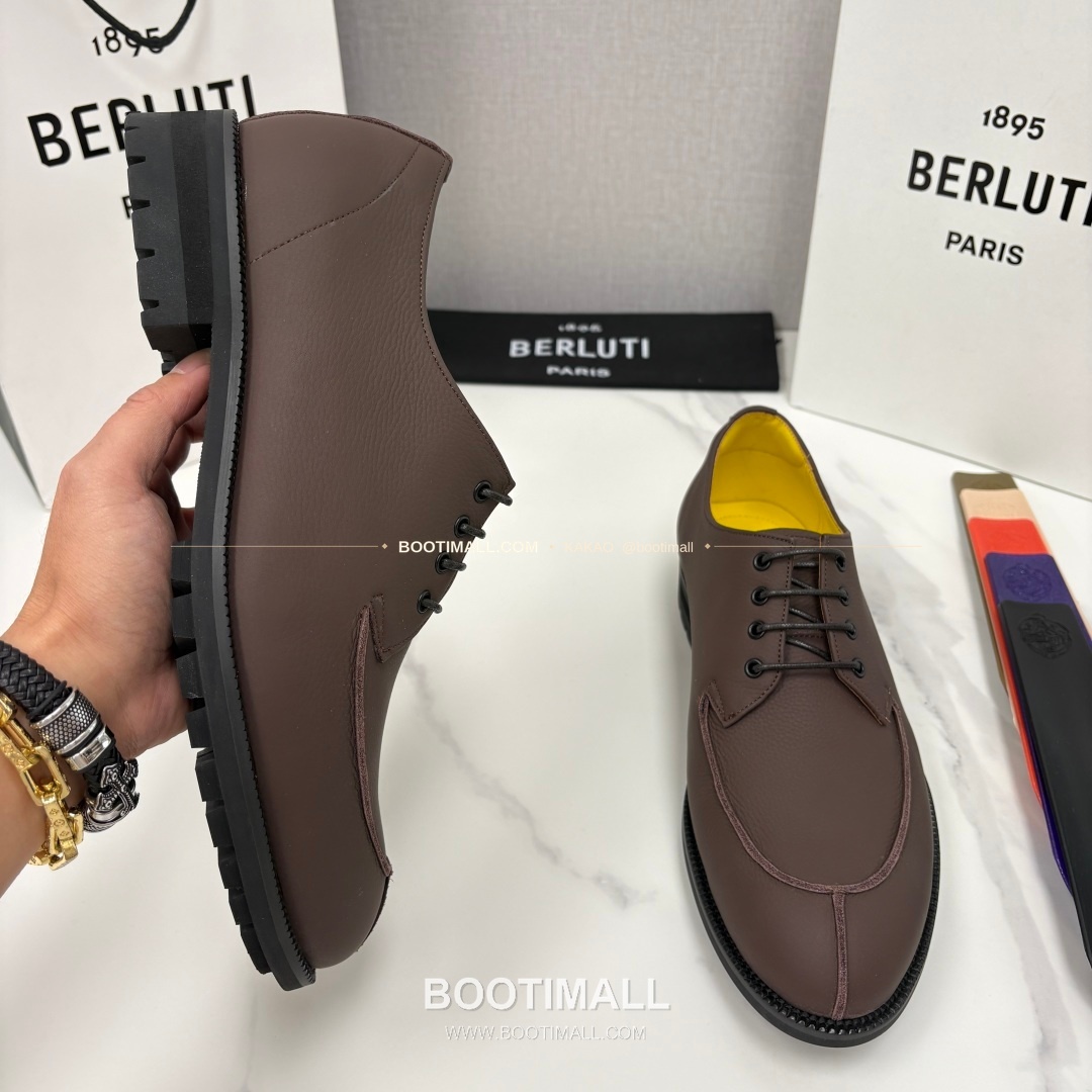 벨루티 리치그레인 송아지가죽 수공염색 뉴 오슬로 로퍼 Berluti Grained Calfskin Hand Patina New Oslo Loafers 4