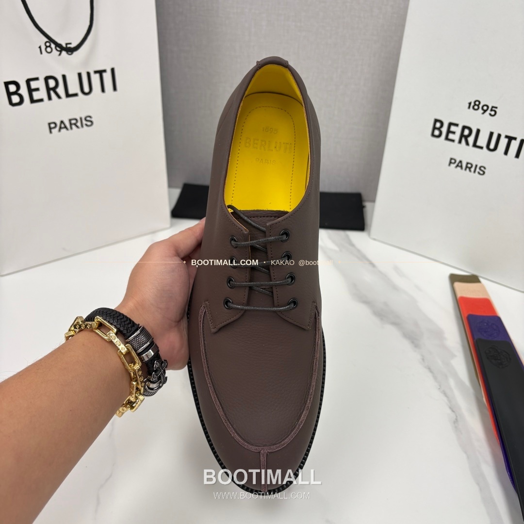 벨루티 리치그레인 송아지가죽 수공염색 뉴 오슬로 로퍼 Berluti Grained Calfskin Hand Patina New Oslo Loafers 5