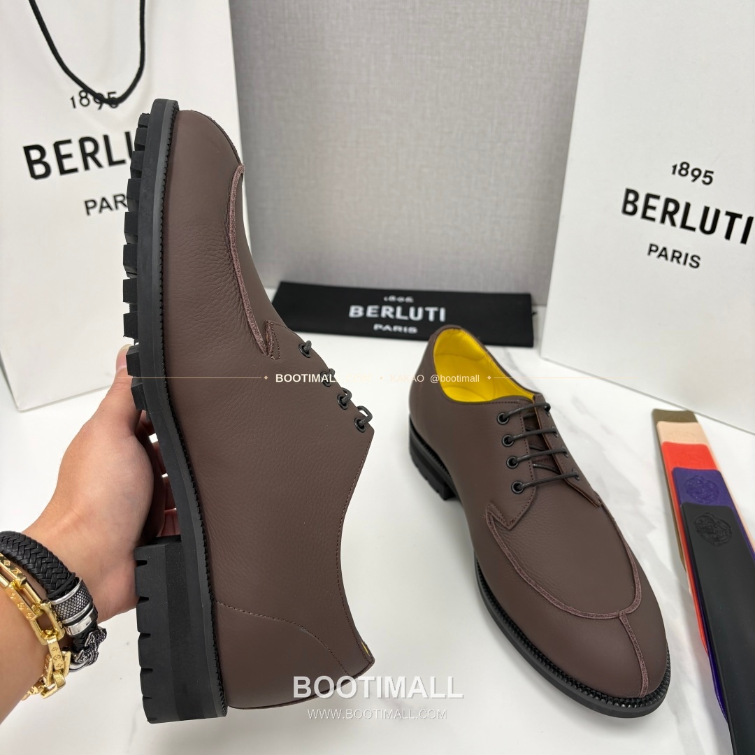 벨루티 리치그레인 송아지가죽 수공염색 뉴 오슬로 로퍼 Berluti Grained Calfskin Hand Patina New Oslo Loafers 6