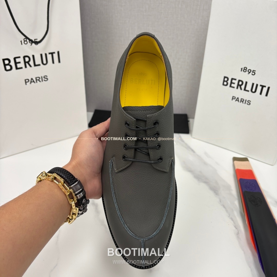 벨루티 리치그레인 송아지가죽 수공염색 뉴 오슬로 로퍼 Berluti Grained Calfskin Hand Patina New Oslo Loafers 5