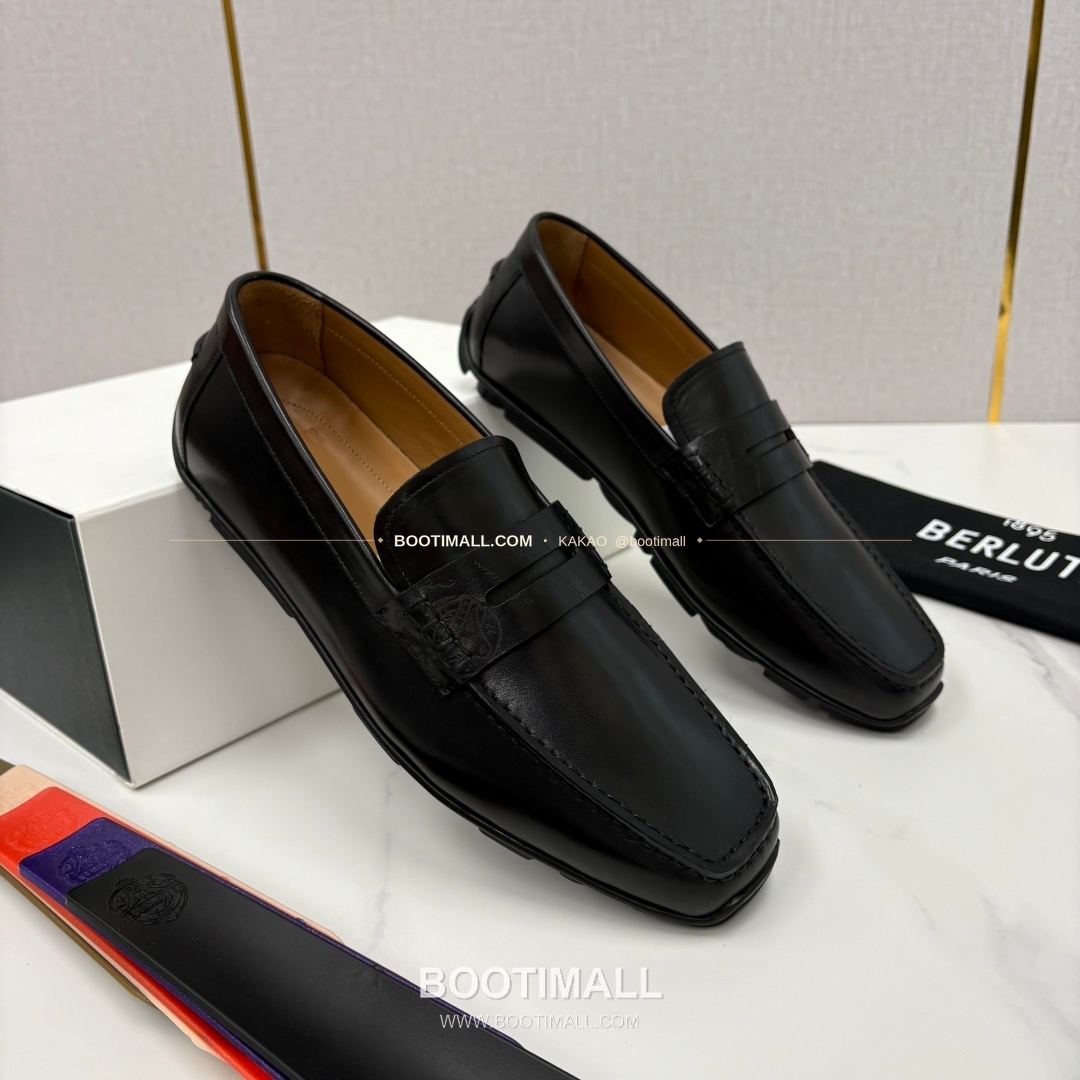 벨루티 스크리토 송아지가죽 수공염색 사투르닌 드라이빙 로퍼 Berluti Scritto Calfskin Hand Patina Saturnin Driving Loafers 2