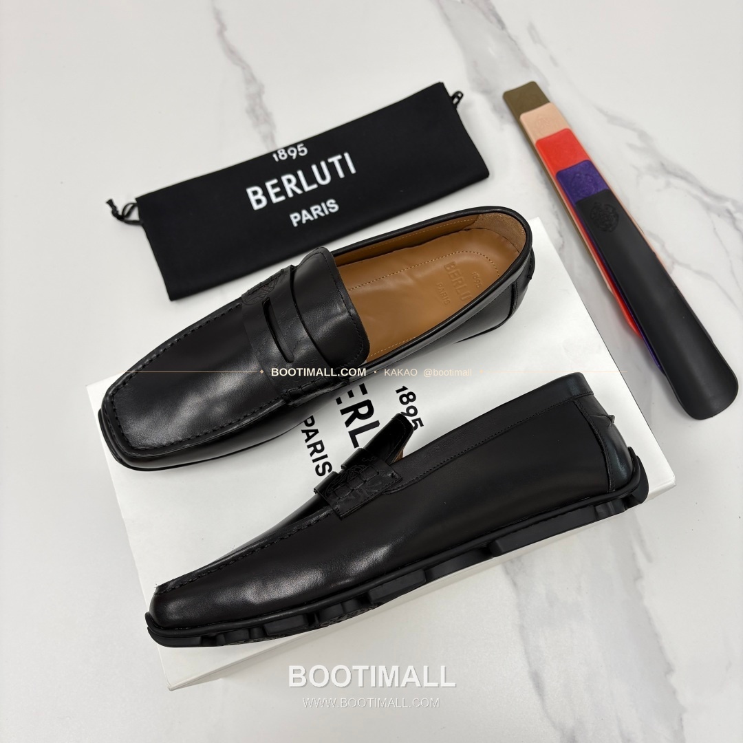 벨루티 스크리토 송아지가죽 수공염색 사투르닌 드라이빙 로퍼 Berluti Scritto Calfskin Hand Patina Saturnin Driving Loafers 3