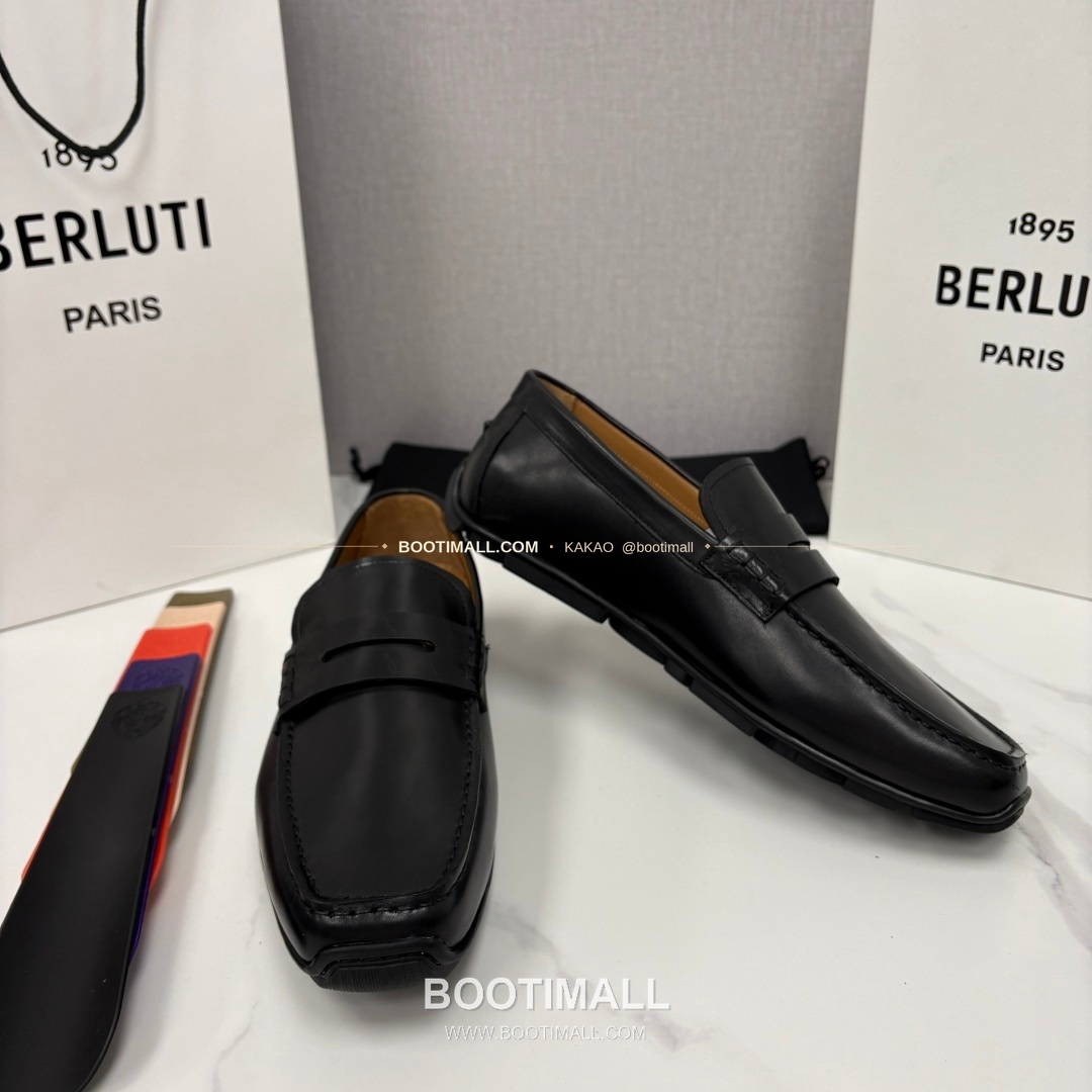 벨루티 스크리토 송아지가죽 수공염색 사투르닌 드라이빙 로퍼 Berluti Scritto Calfskin Hand Patina Saturnin Driving Loafers 7