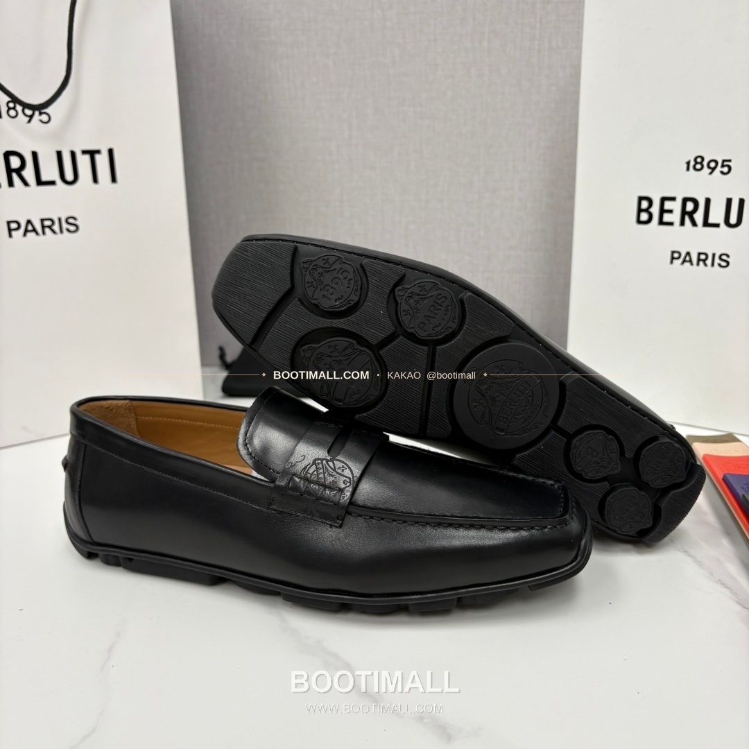벨루티 스크리토 송아지가죽 수공염색 사투르닌 드라이빙 로퍼 Berluti Scritto Calfskin Hand Patina Saturnin Driving Loafers 9