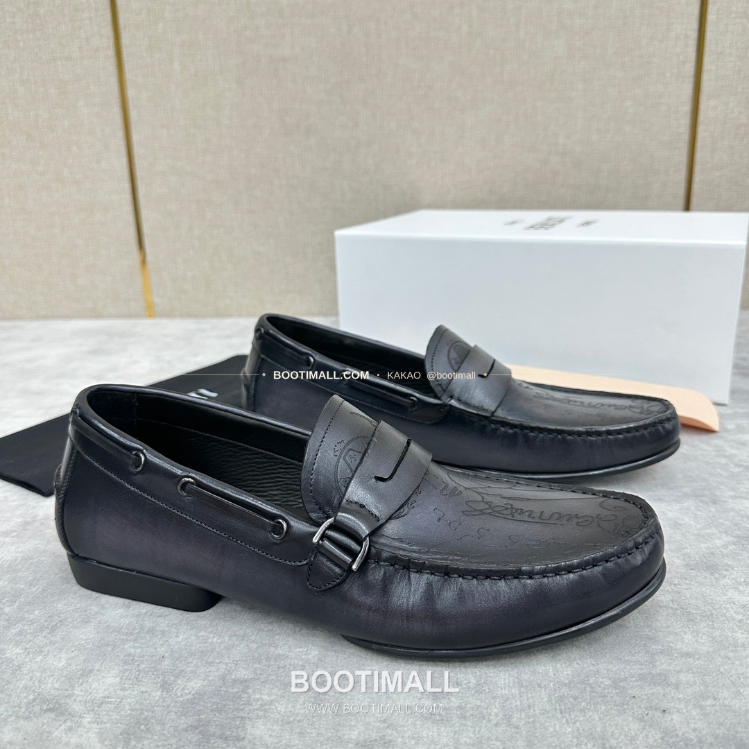 벨루티 스크리토 송아지가죽 수공염색 사투르닌 드라이빙 로퍼 Berluti Scritto Calfskin Hand Patina Saturnin Driving Loafers 2