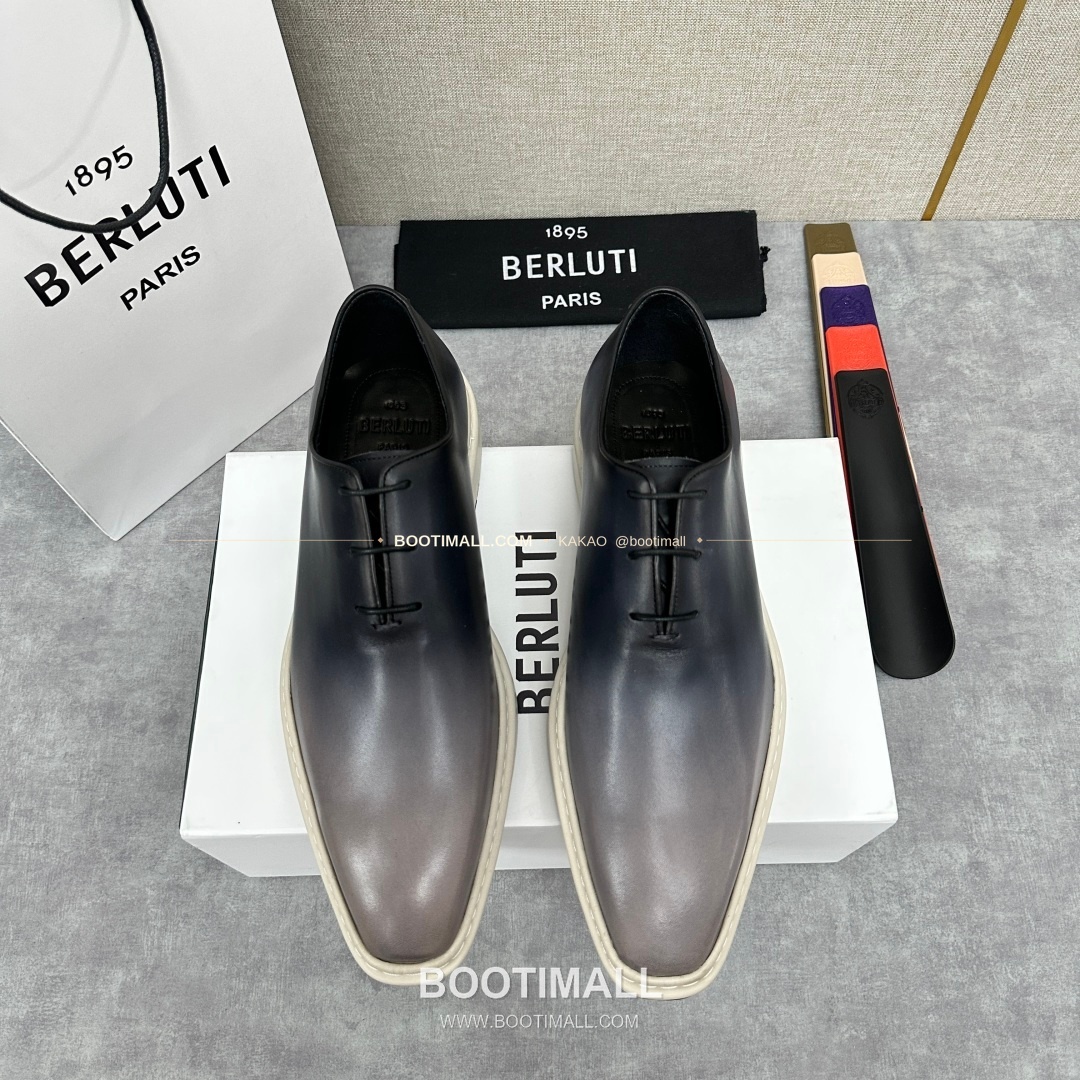 벨루티 베네치아가죽 수공염색 알토 옥스퍼드 슈즈 Berluti Venezia Leather Hand Patina Alto Oxford Shoes 1