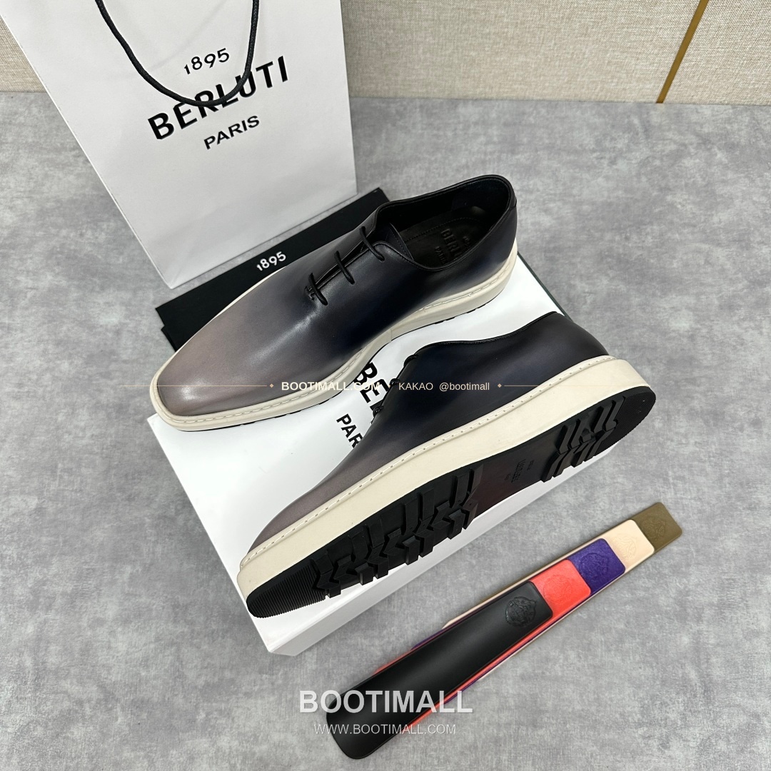 벨루티 베네치아가죽 수공염색 알토 옥스퍼드 슈즈 Berluti Venezia Leather Hand Patina Alto Oxford Shoes 3