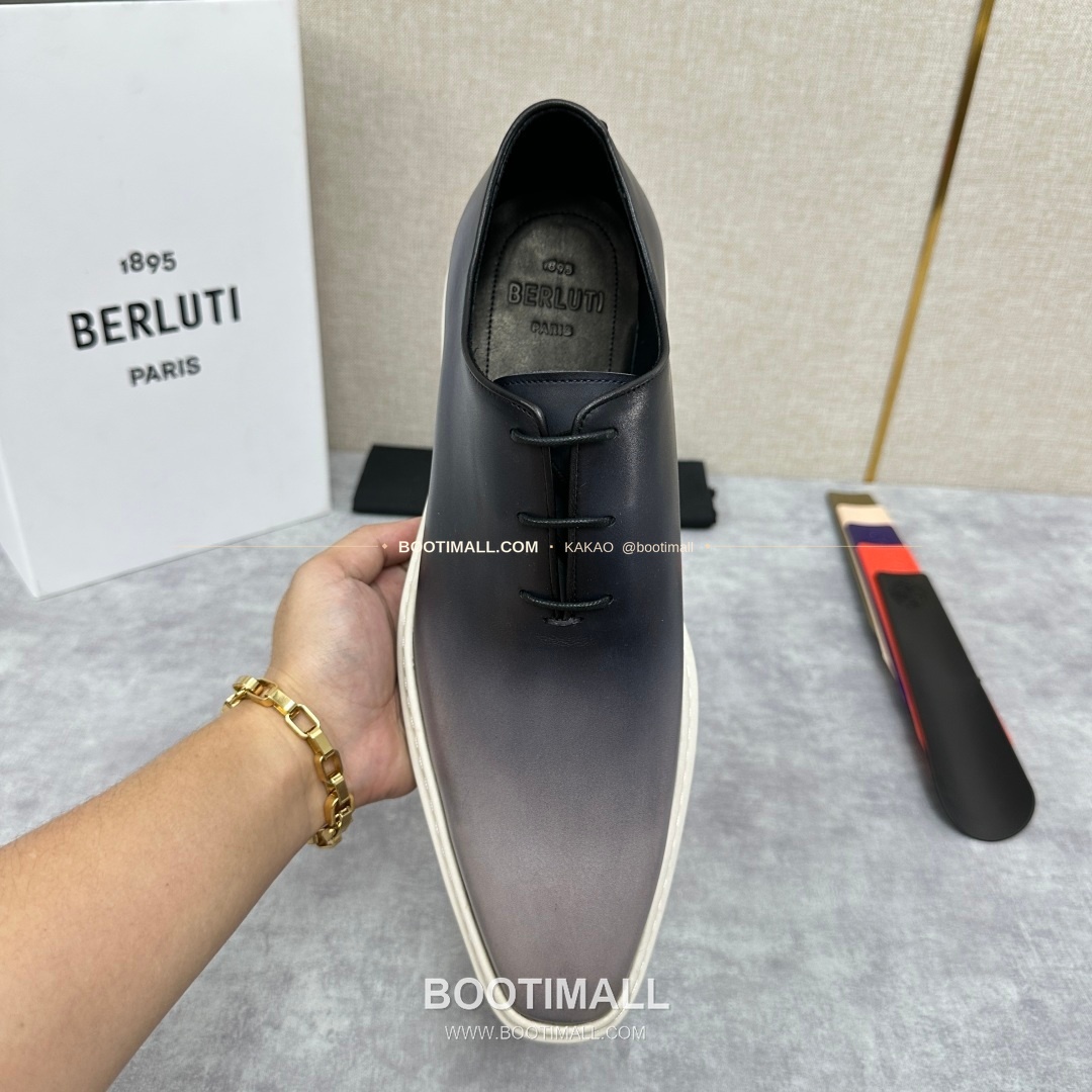 벨루티 베네치아가죽 수공염색 알토 옥스퍼드 슈즈 Berluti Venezia Leather Hand Patina Alto Oxford Shoes 5
