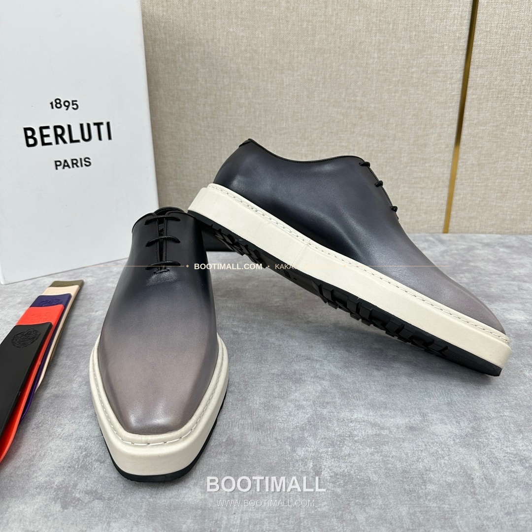 벨루티 베네치아가죽 수공염색 알토 옥스퍼드 슈즈 Berluti Venezia Leather Hand Patina Alto Oxford Shoes 7