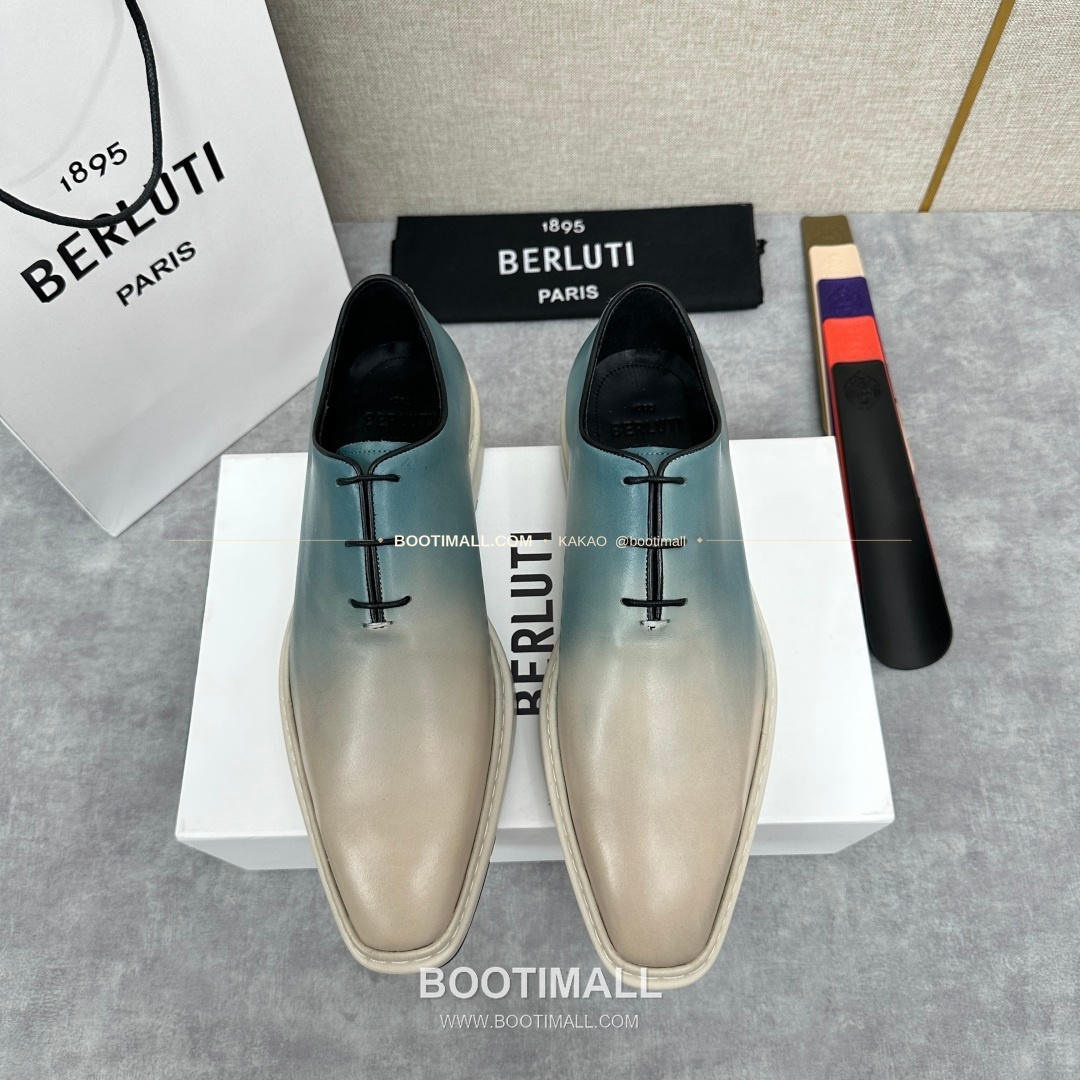 벨루티 베네치아가죽 수공염색 알토 옥스퍼드 슈즈 Berluti Venezia Leather Hand Patina Alto Oxford Shoes 1