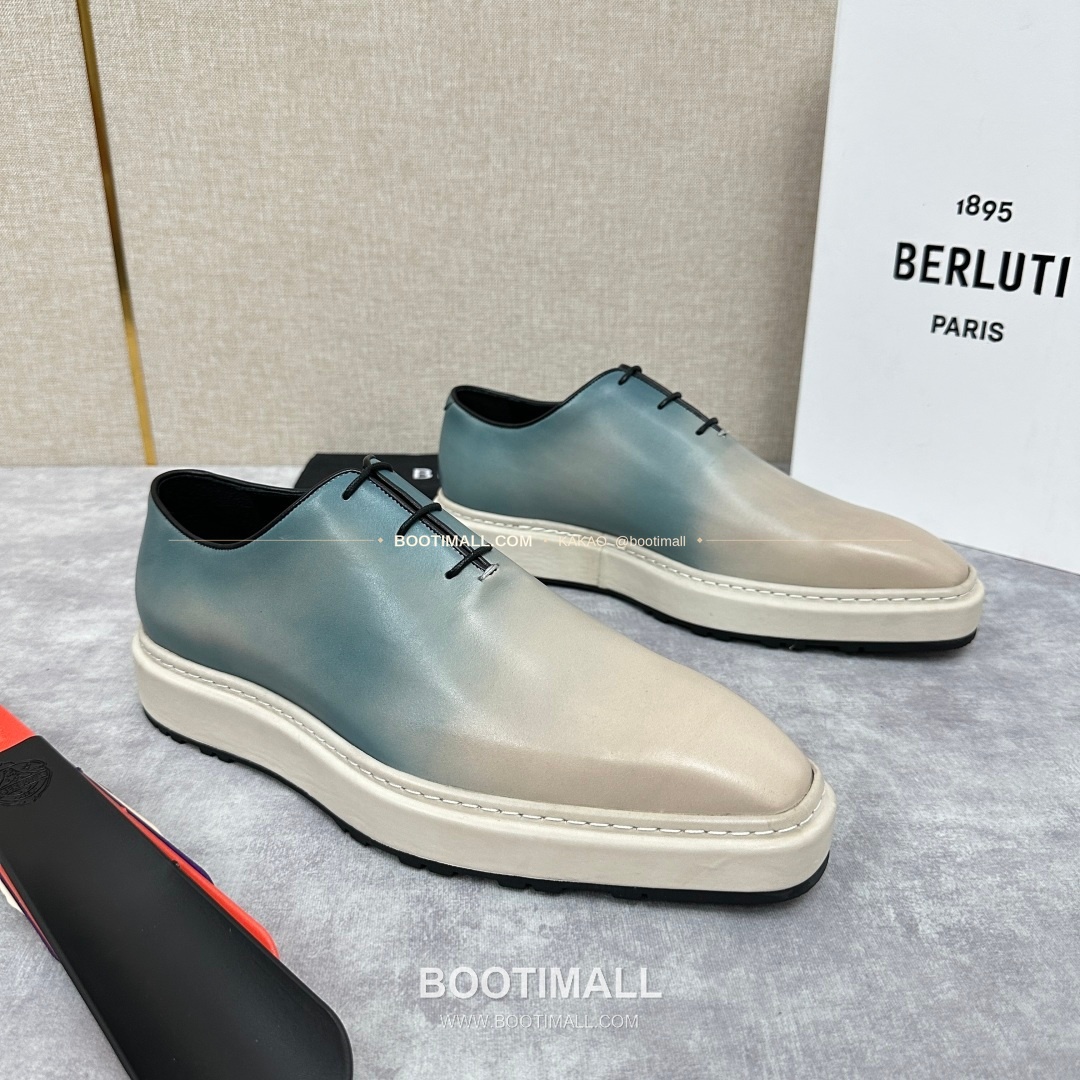 벨루티 베네치아가죽 수공염색 알토 옥스퍼드 슈즈 Berluti Venezia Leather Hand Patina Alto Oxford Shoes 2