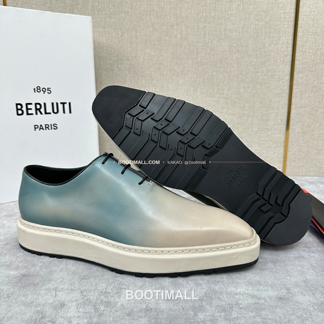 벨루티 베네치아가죽 수공염색 알토 옥스퍼드 슈즈 Berluti Venezia Leather Hand Patina Alto Oxford Shoes 8
