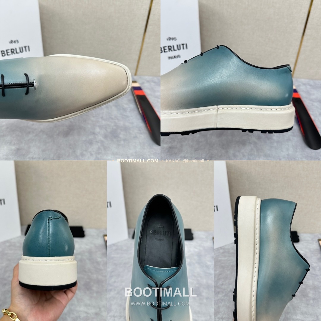 벨루티 베네치아가죽 수공염색 알토 옥스퍼드 슈즈 Berluti Venezia Leather Hand Patina Alto Oxford Shoes 9