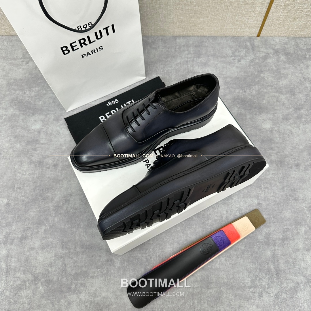 벨루티 베네치아가죽 수공염색 알토 옥스퍼드 슈즈 Berluti Venezia Leather Hand Patina Alto Oxford Shoes 3