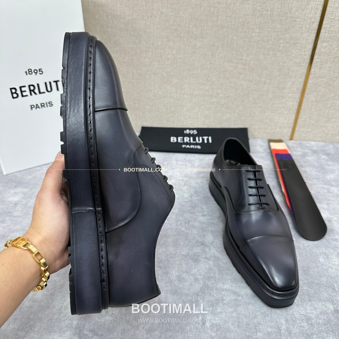 벨루티 베네치아가죽 수공염색 알토 옥스퍼드 슈즈 Berluti Venezia Leather Hand Patina Alto Oxford Shoes 6