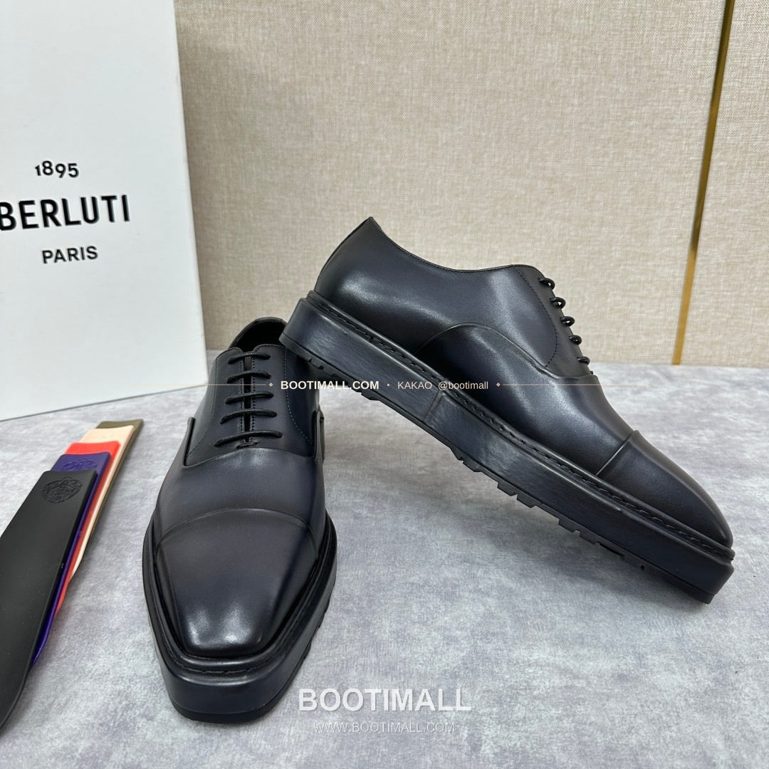 벨루티 베네치아가죽 수공염색 알토 옥스퍼드 슈즈 Berluti Venezia Leather Hand Patina Alto Oxford Shoes 7