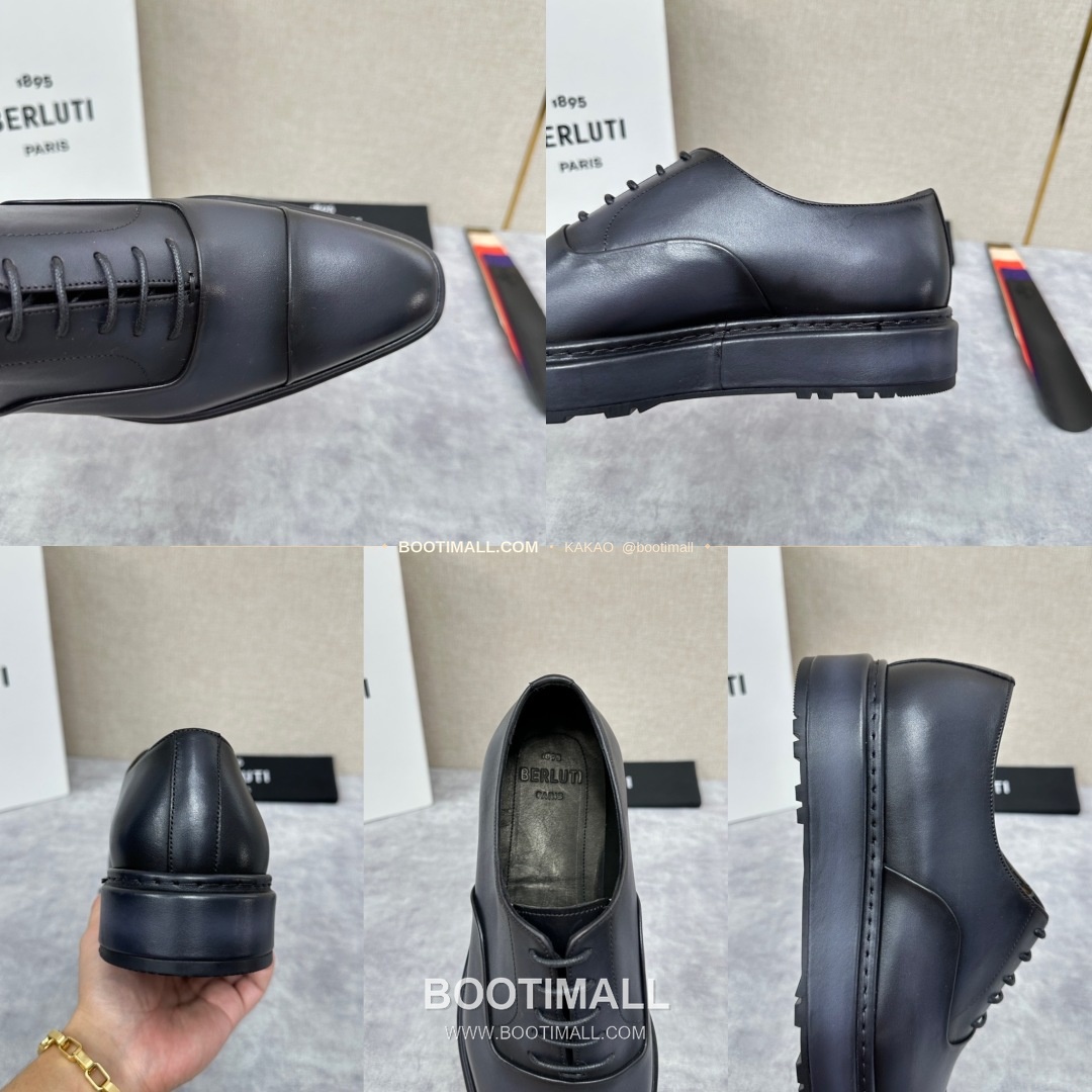 벨루티 베네치아가죽 수공염색 알토 옥스퍼드 슈즈 Berluti Venezia Leather Hand Patina Alto Oxford Shoes 9