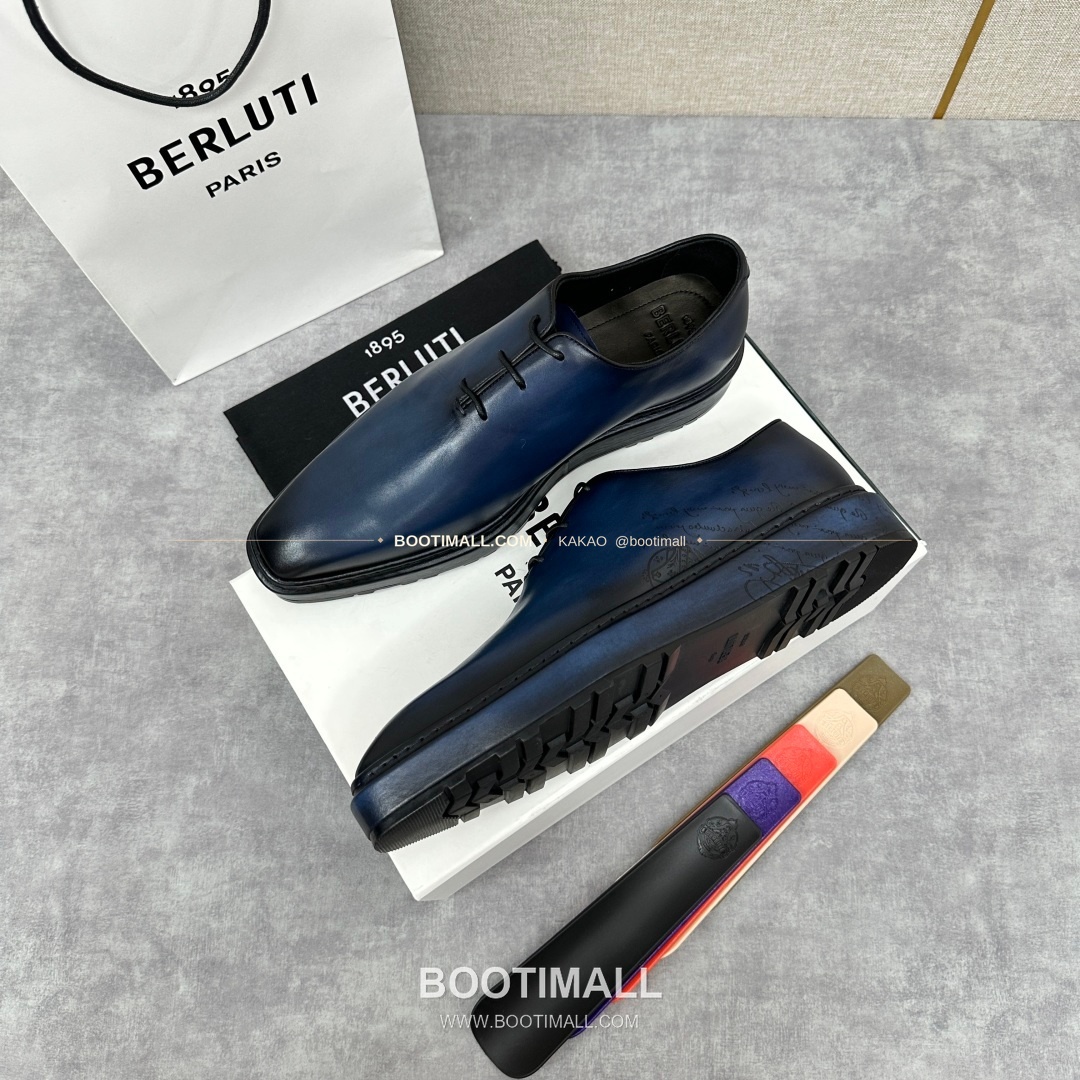 벨루티 베네치아가죽 수공염색 알토 옥스퍼드 슈즈 Berluti Venezia Leather Hand Patina Alto Oxford Shoes 3