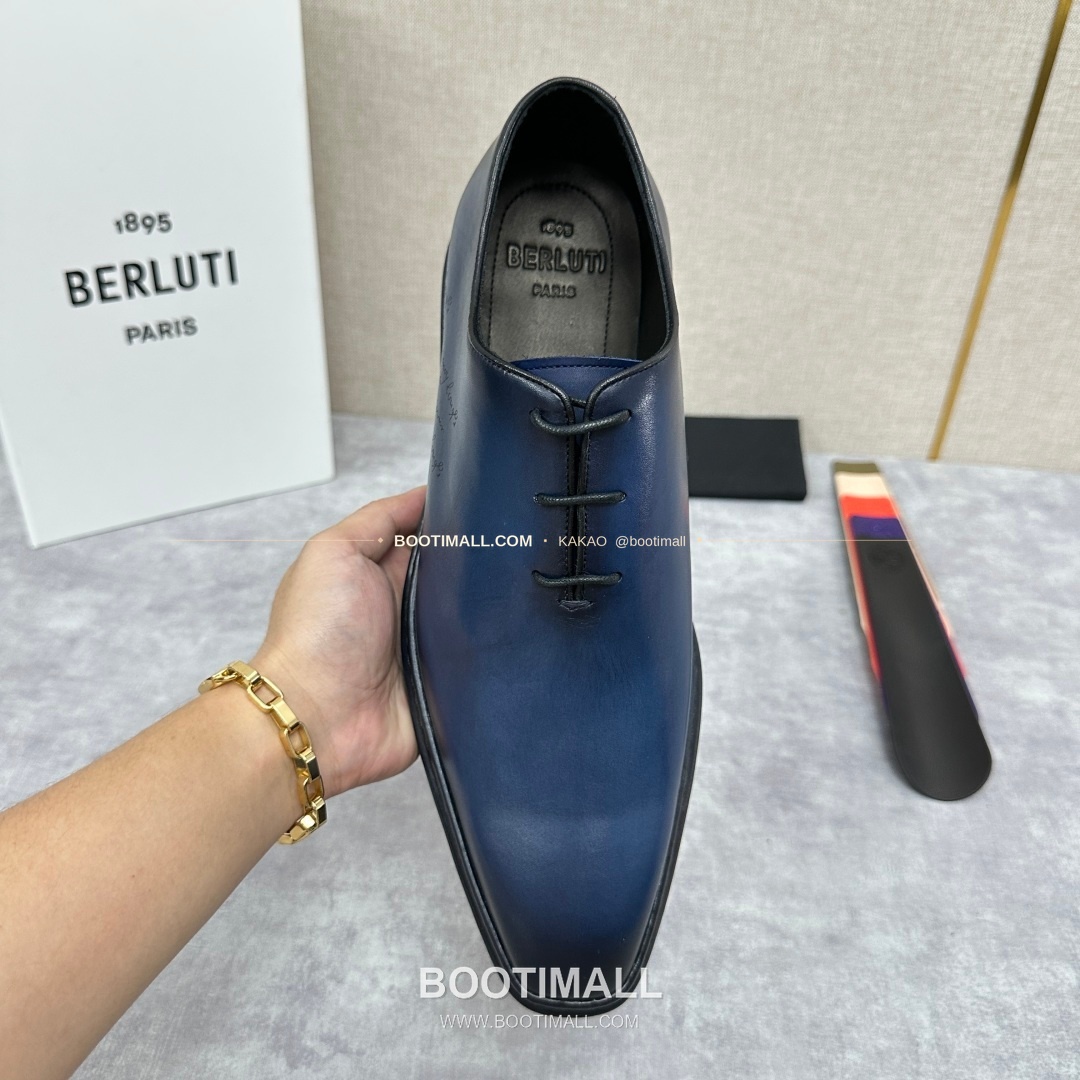 벨루티 베네치아가죽 수공염색 알토 옥스퍼드 슈즈 Berluti Venezia Leather Hand Patina Alto Oxford Shoes 5