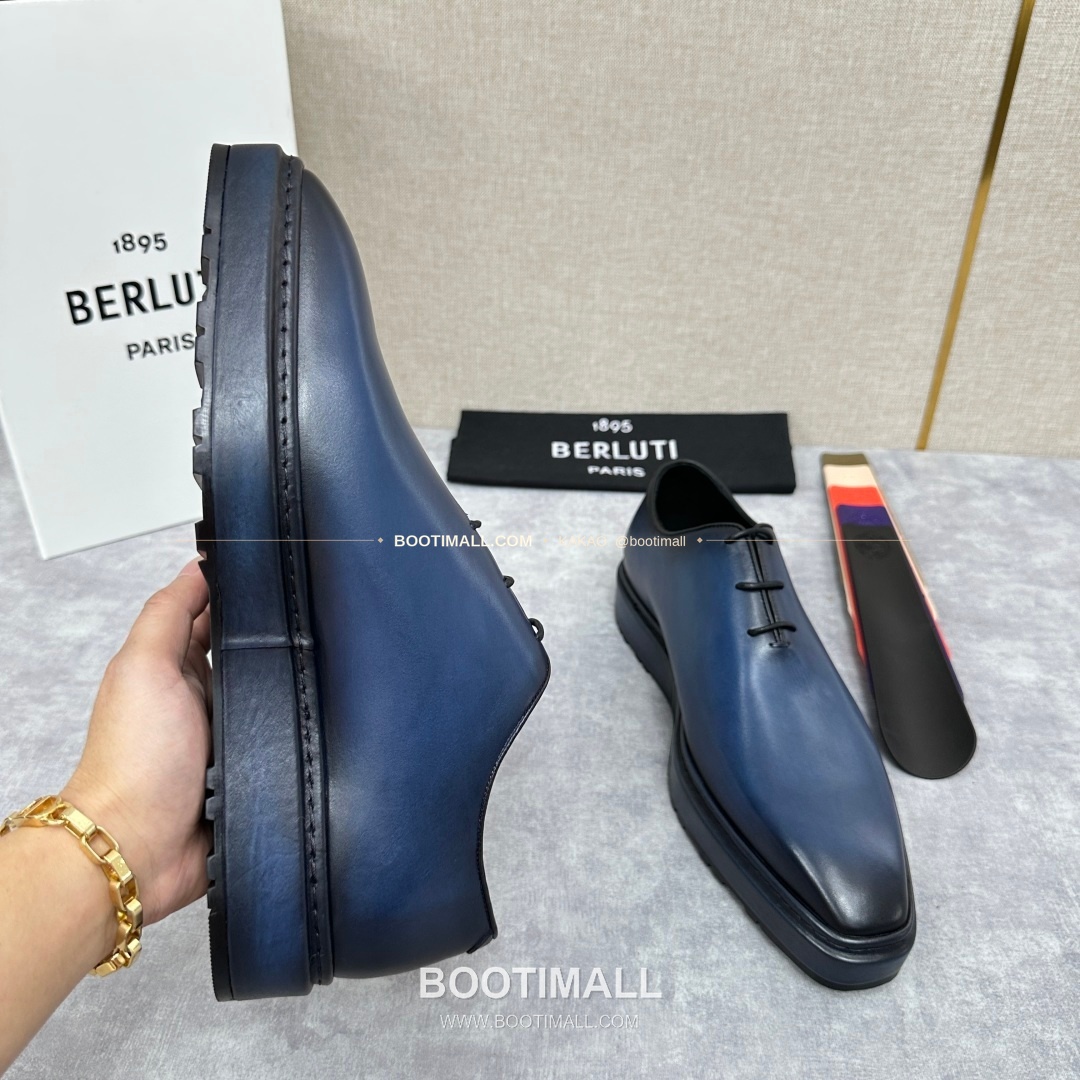 벨루티 베네치아가죽 수공염색 알토 옥스퍼드 슈즈 Berluti Venezia Leather Hand Patina Alto Oxford Shoes 6