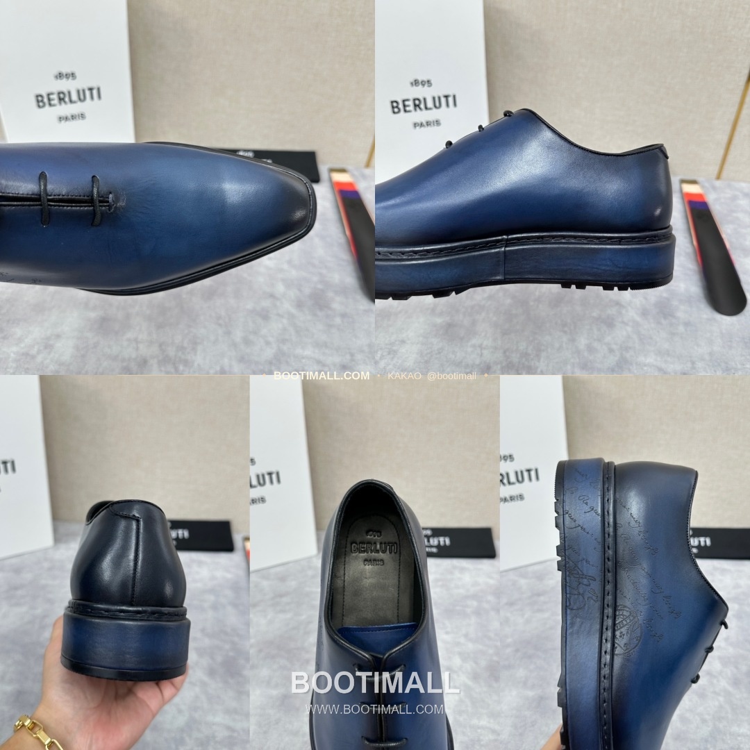 벨루티 베네치아가죽 수공염색 알토 옥스퍼드 슈즈 Berluti Venezia Leather Hand Patina Alto Oxford Shoes 9