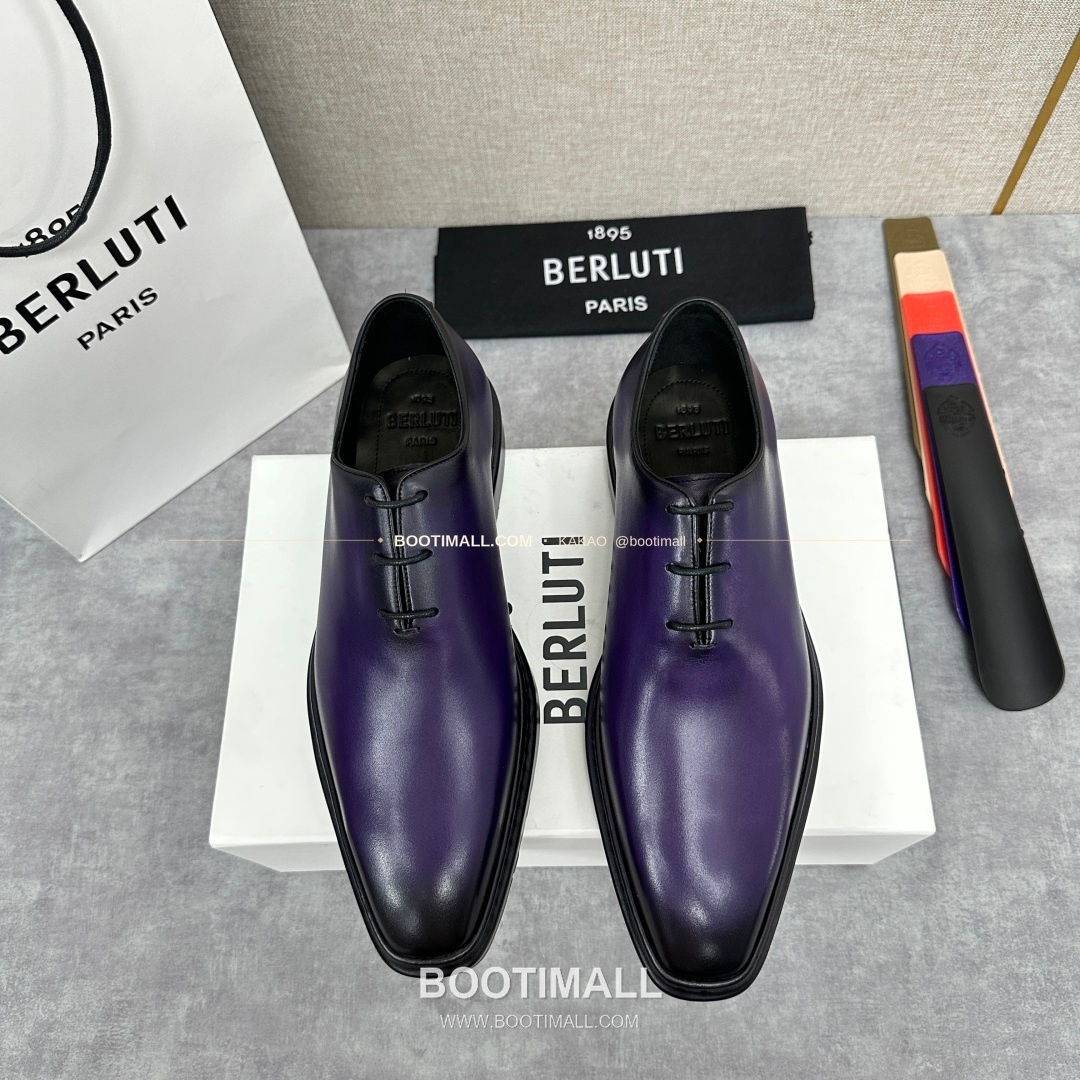 벨루티 베네치아가죽 수공염색 알토 옥스퍼드 슈즈 Berluti Venezia Leather Hand Patina Alto Oxford Shoes 1