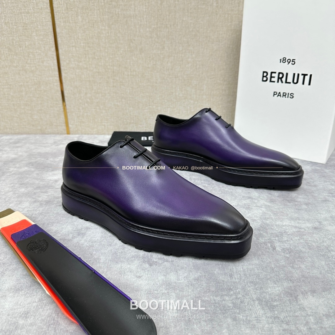 벨루티 베네치아가죽 수공염색 알토 옥스퍼드 슈즈 Berluti Venezia Leather Hand Patina Alto Oxford Shoes 2