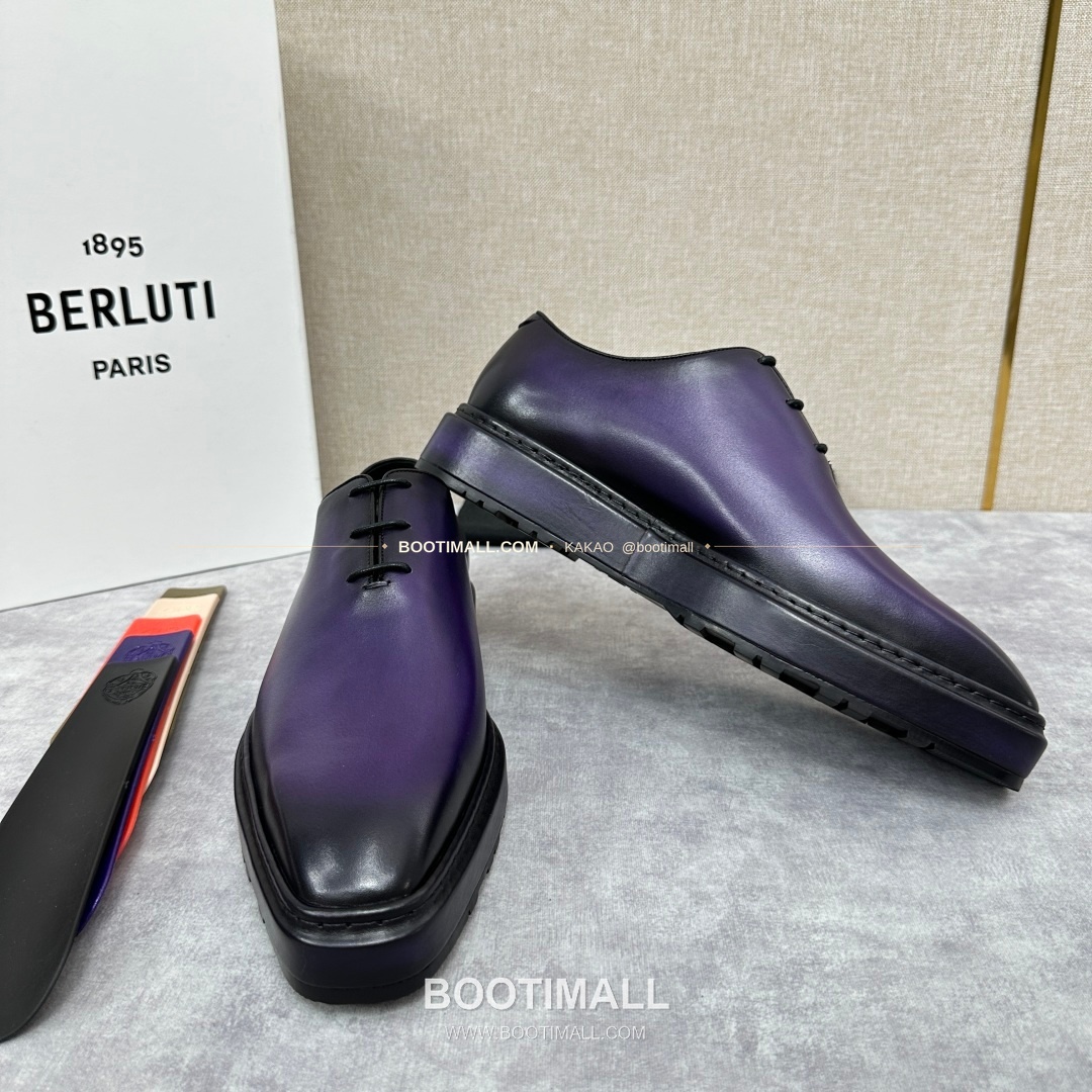 벨루티 베네치아가죽 수공염색 알토 옥스퍼드 슈즈 Berluti Venezia Leather Hand Patina Alto Oxford Shoes 7