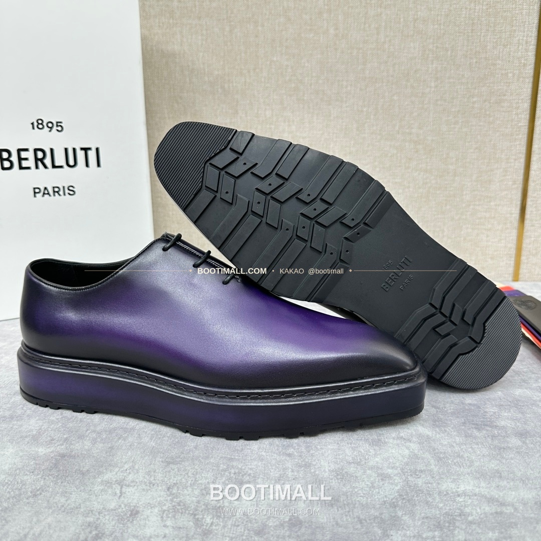 벨루티 베네치아가죽 수공염색 알토 옥스퍼드 슈즈 Berluti Venezia Leather Hand Patina Alto Oxford Shoes 8