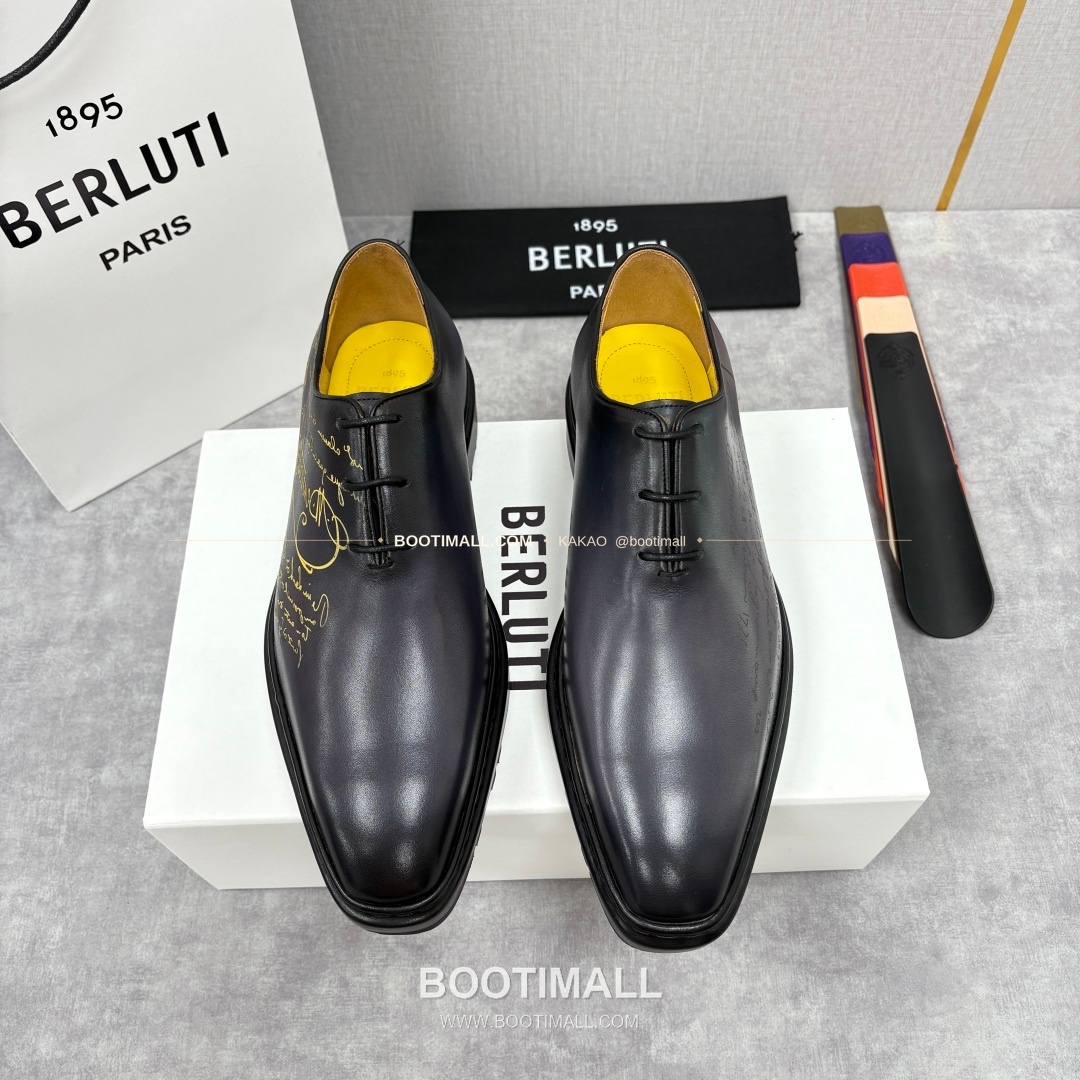 벨루티 베네치아가죽 수공염색 스크리토 알토 옥스퍼드 슈즈 Berluti Venezia Leather Hand Patina Scritto Alto Oxford Shoes 1