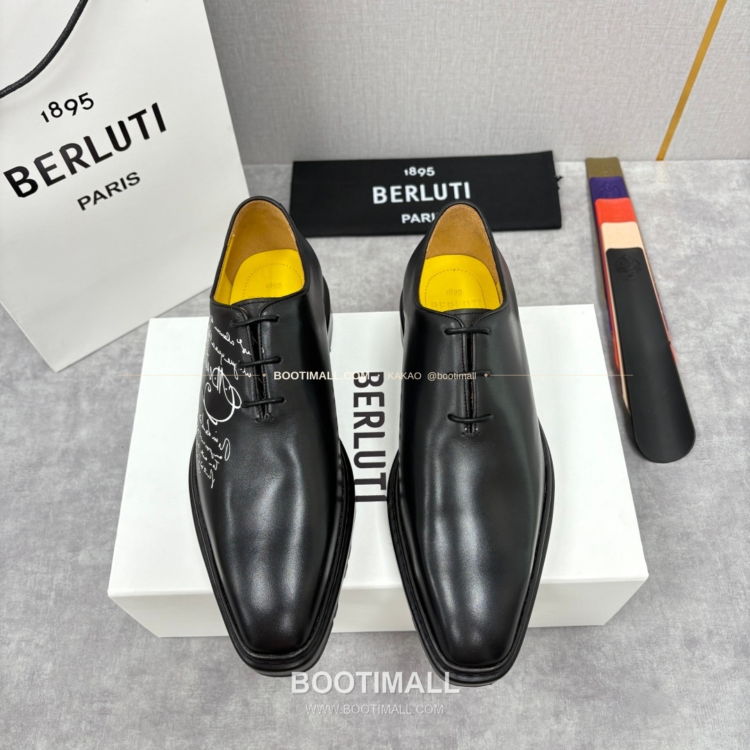 벨루티 베네치아가죽 수공염색 스크리토 알토 옥스퍼드 슈즈 Berluti Venezia Leather Hand Patina Scritto Alto Oxford Shoes 1
