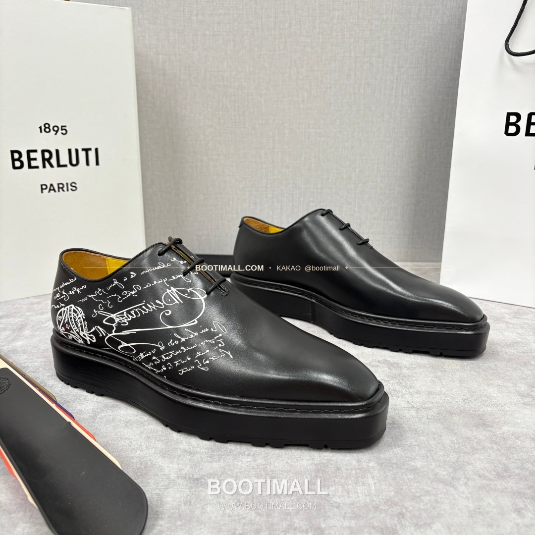 벨루티 베네치아가죽 수공염색 스크리토 알토 옥스퍼드 슈즈 Berluti Venezia Leather Hand Patina Scritto Alto Oxford Shoes 2
