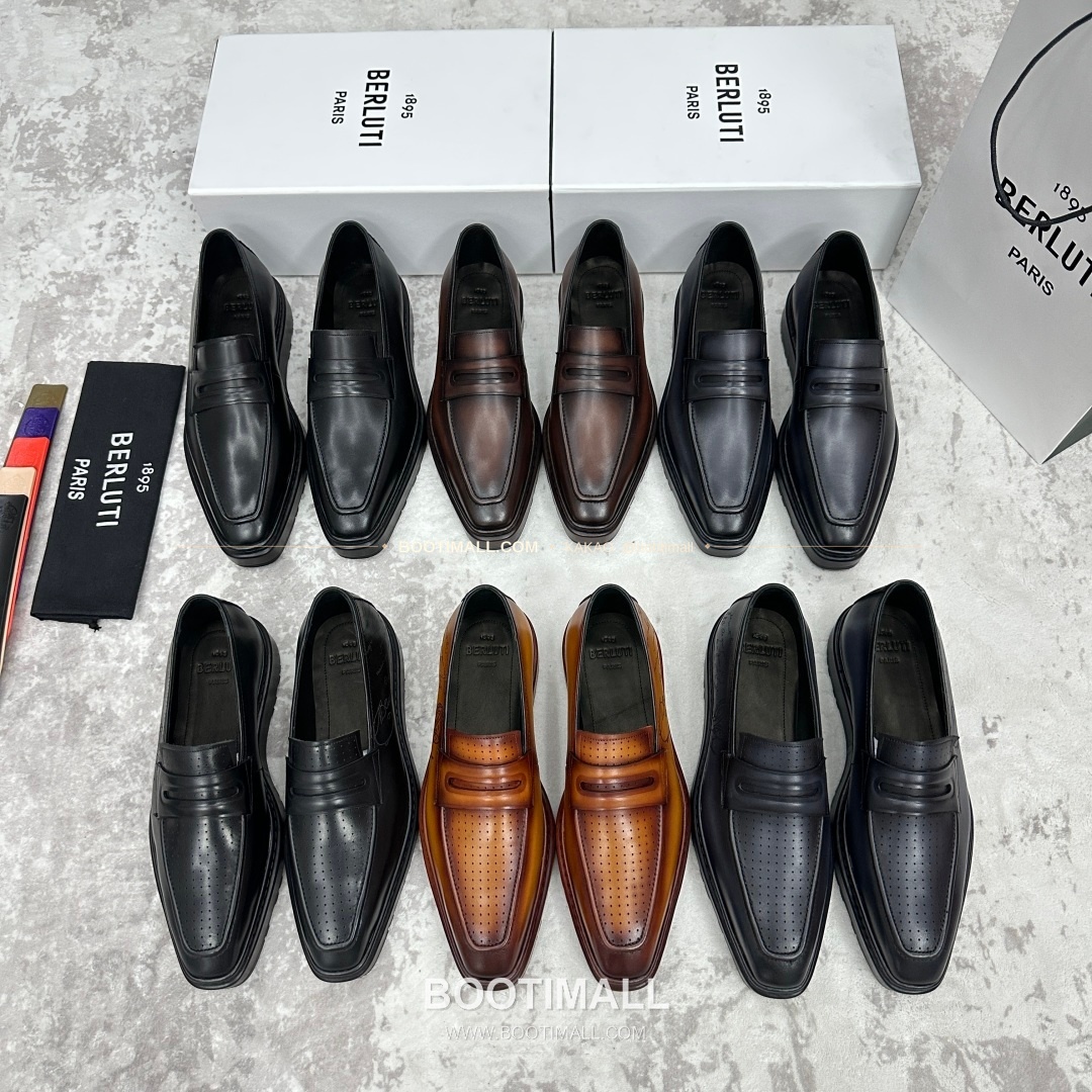 벨루티 베네치아가죽 수공염색 알토 슬립온 옥스퍼드 슈즈 Berluti Venezia Leather Hand Patina Alto Slip-On Oxford Shoes 2